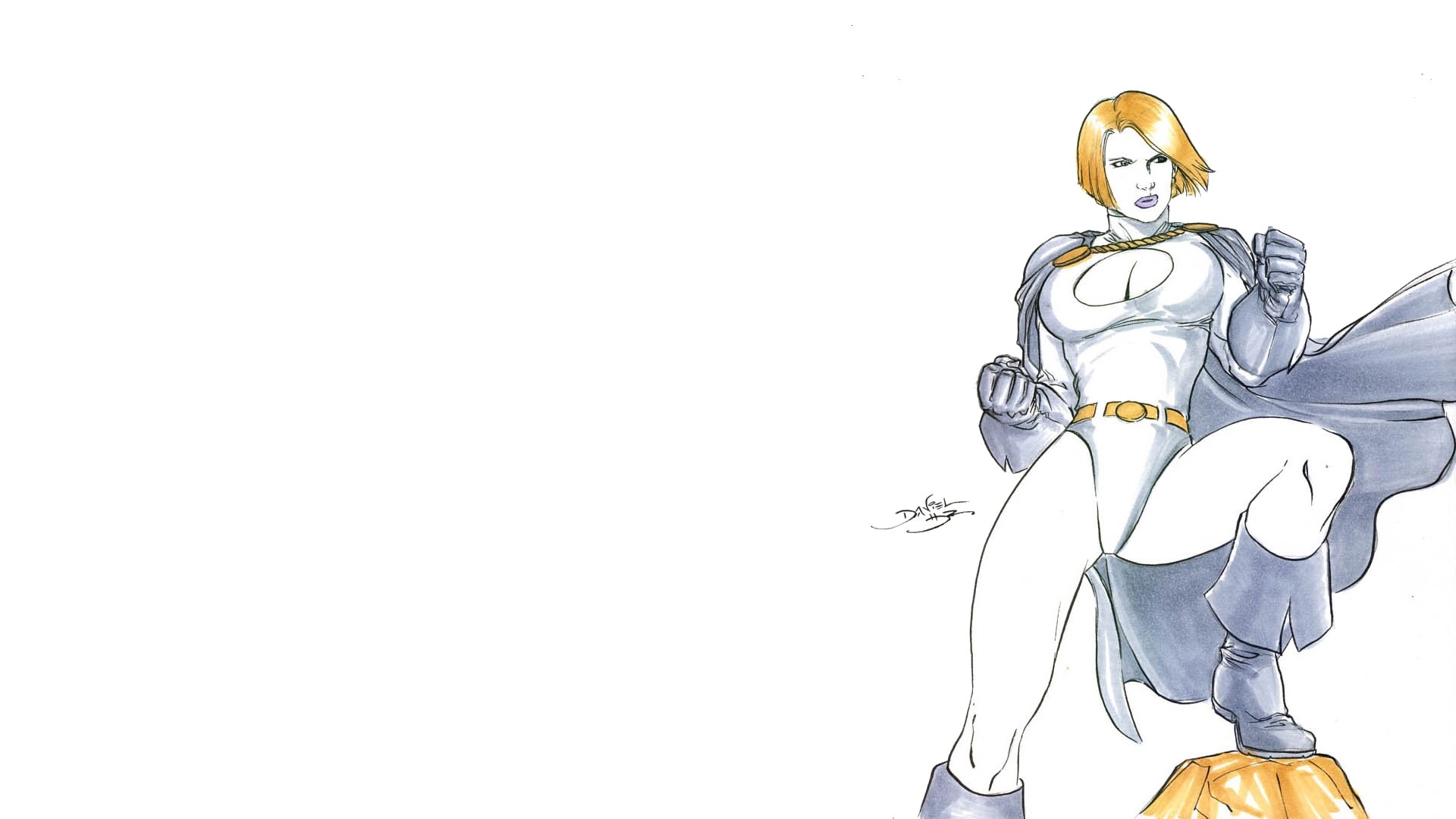 Awesome Power Girl free wallpaper ID:238414 for hd 1080p computer