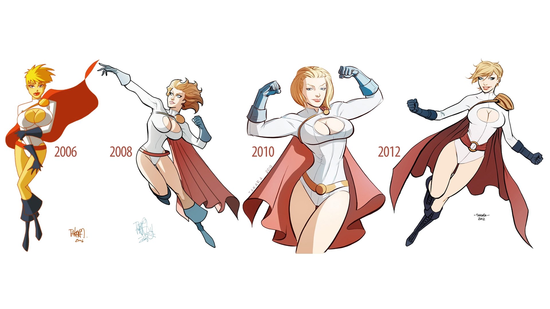 Download full hd 1920x1080 Power Girl desktop background ID:238411 for free