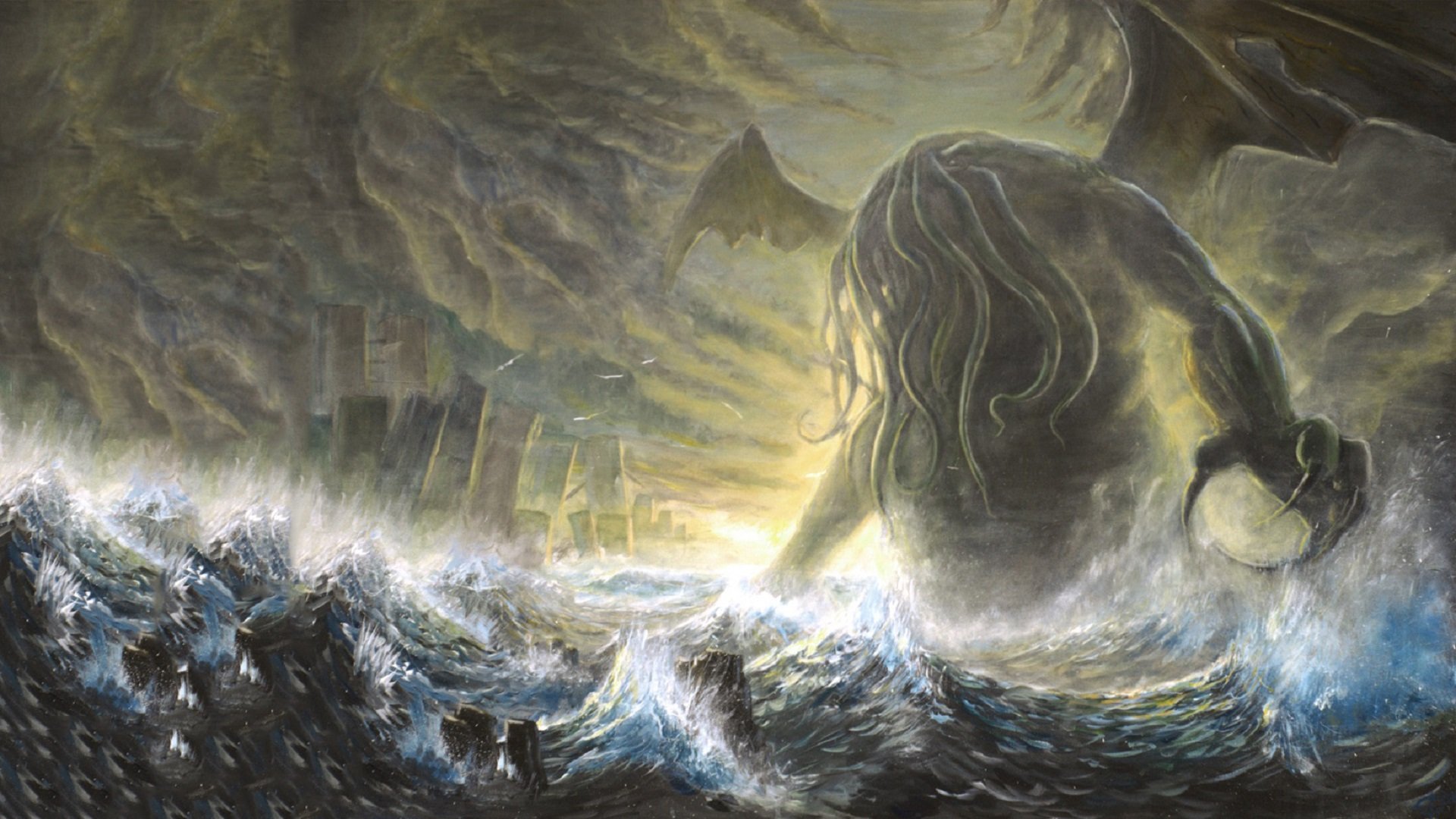 High resolution Cthulhu full hd 1920x1080 wallpaper ID:351059 for computer