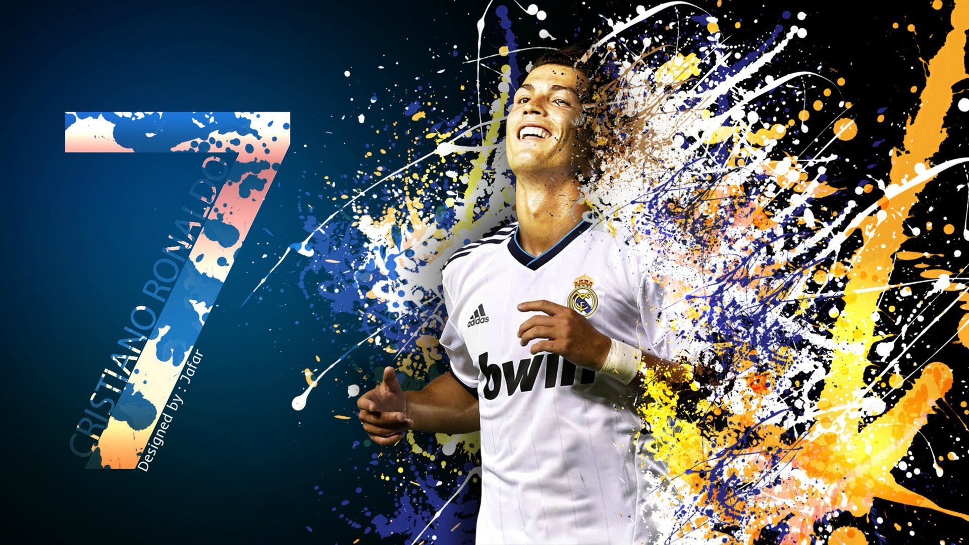 Download hd 1920x1080 Cristiano Ronaldo (CR7) PC background ID:219686 for free