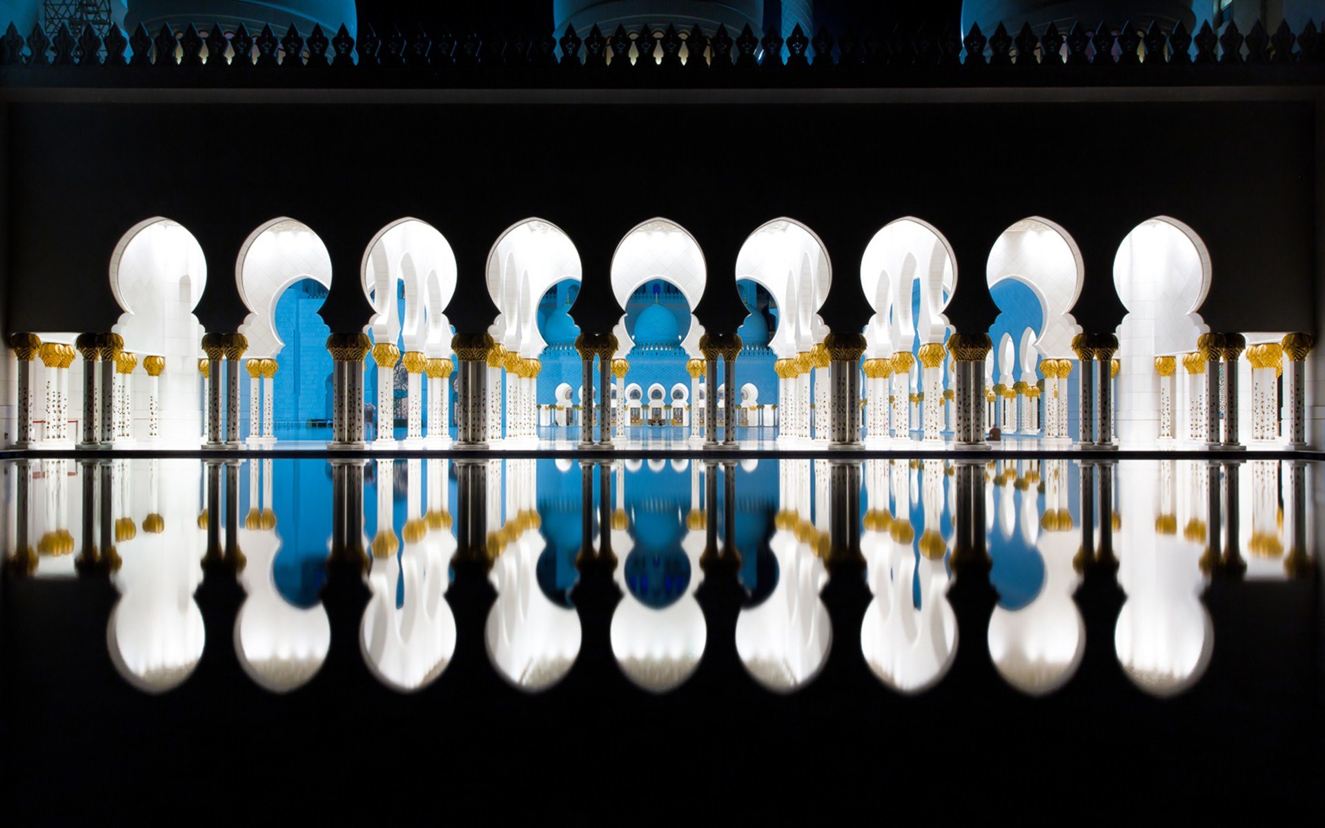 High resolution Sheikh Zayed Grand Mosque hd 1920x1200 background ID:277875 for PC