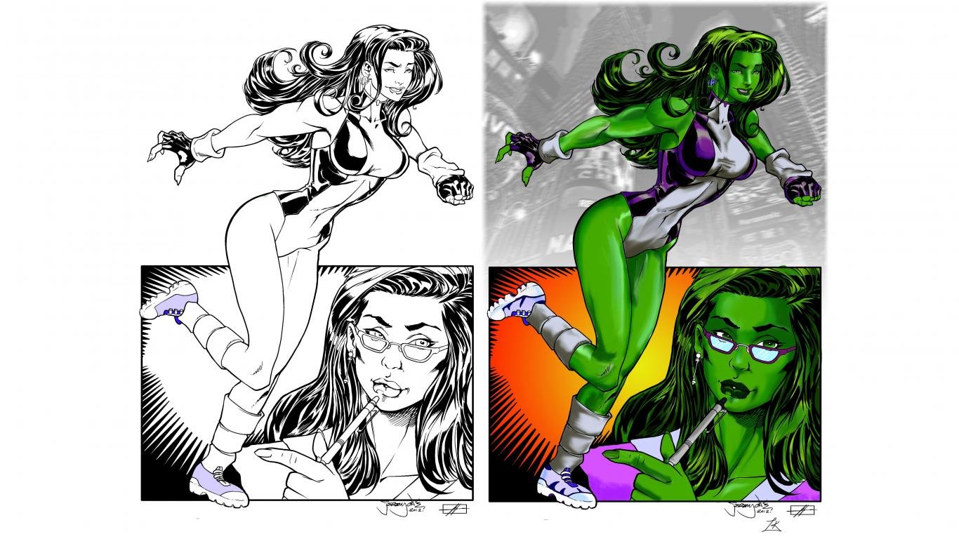 Free She-Hulk high quality wallpaper ID:162091 for laptop computer