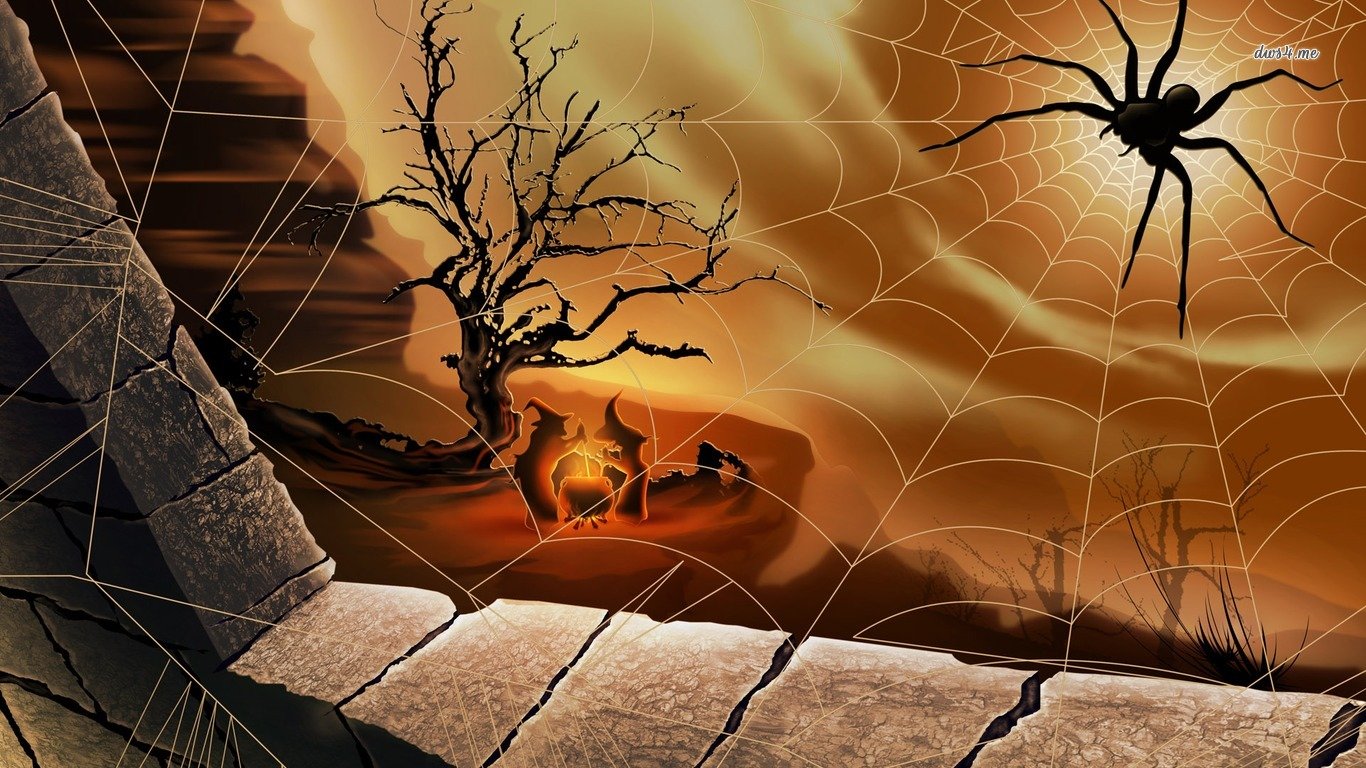 Awesome Halloween free wallpaper ID:401913 for 1366x768 laptop PC