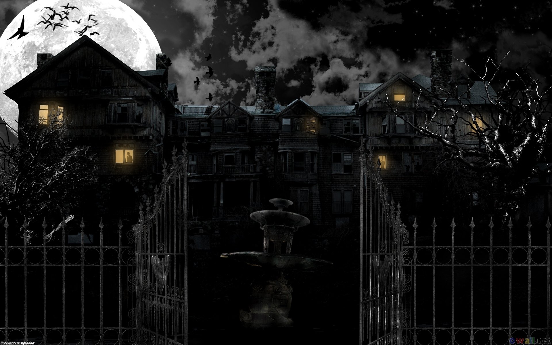 Free Monster dark house high quality background ID:57562 for hd 1920x1200 desktop
