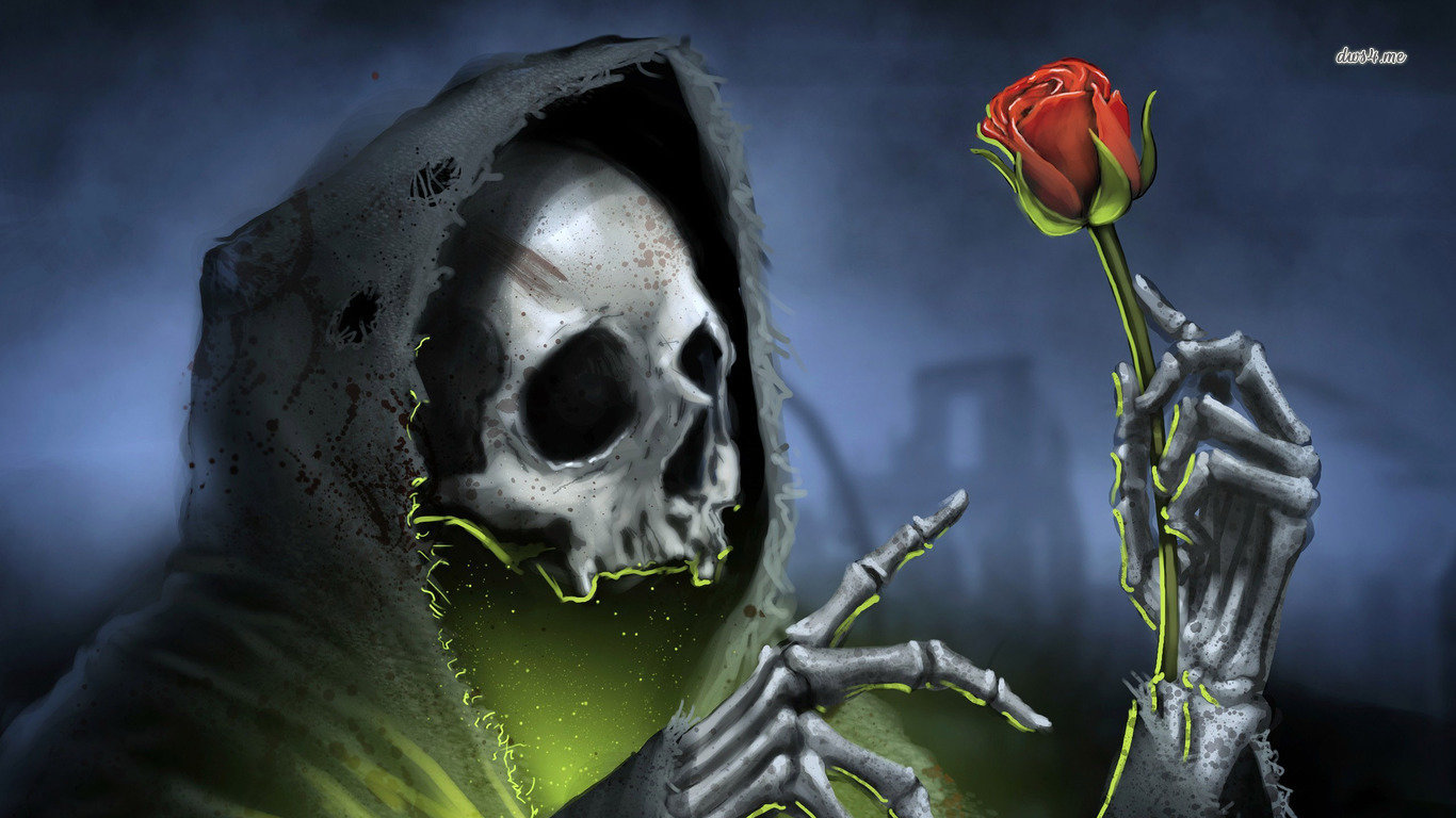 Download 1366x768 laptop Grim Reaper PC wallpaper ID:155343 for free