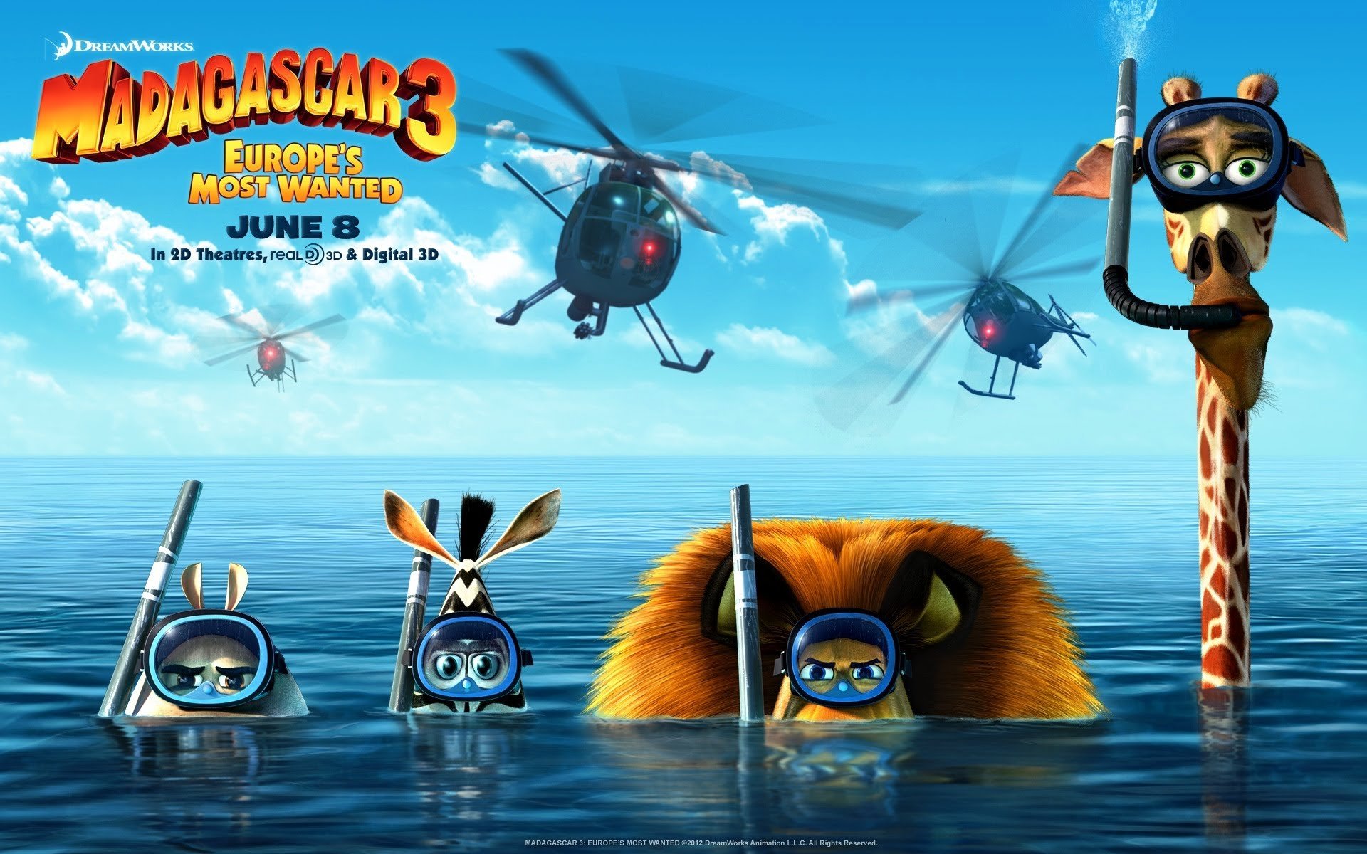 Awesome Madagascar 3: Europe's Most Wanted free background ID:451712 for hd 1920x1200 desktop