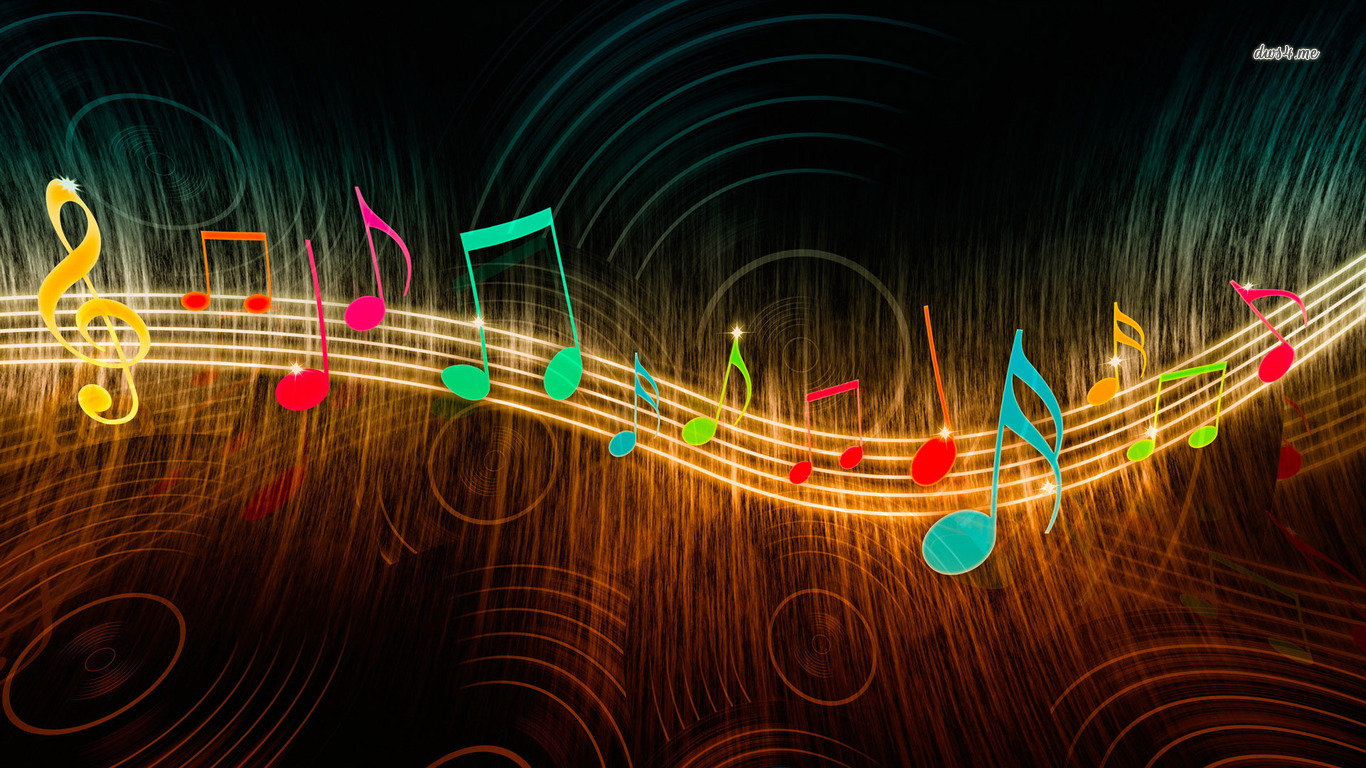 Awesome Musical Notes free wallpaper ID:81643 for hd 1366x768 computer