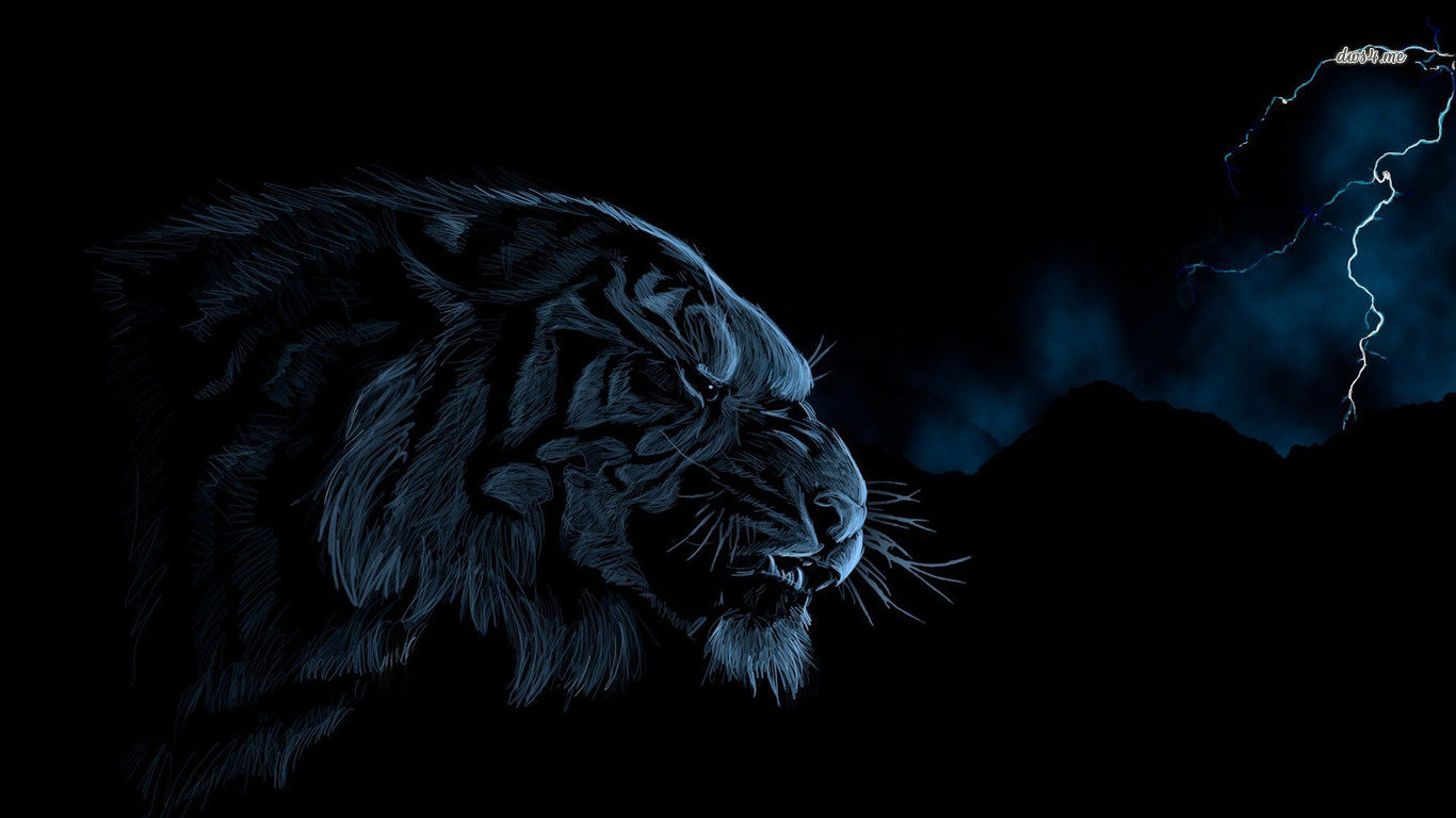 Awesome Tiger free wallpaper ID:116264 for 1366x768 laptop desktop