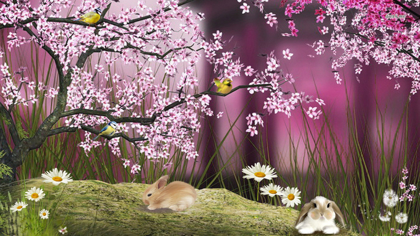 Best Rabbit & Bunny wallpaper ID:249018 for High Resolution 1366x768 laptop PC