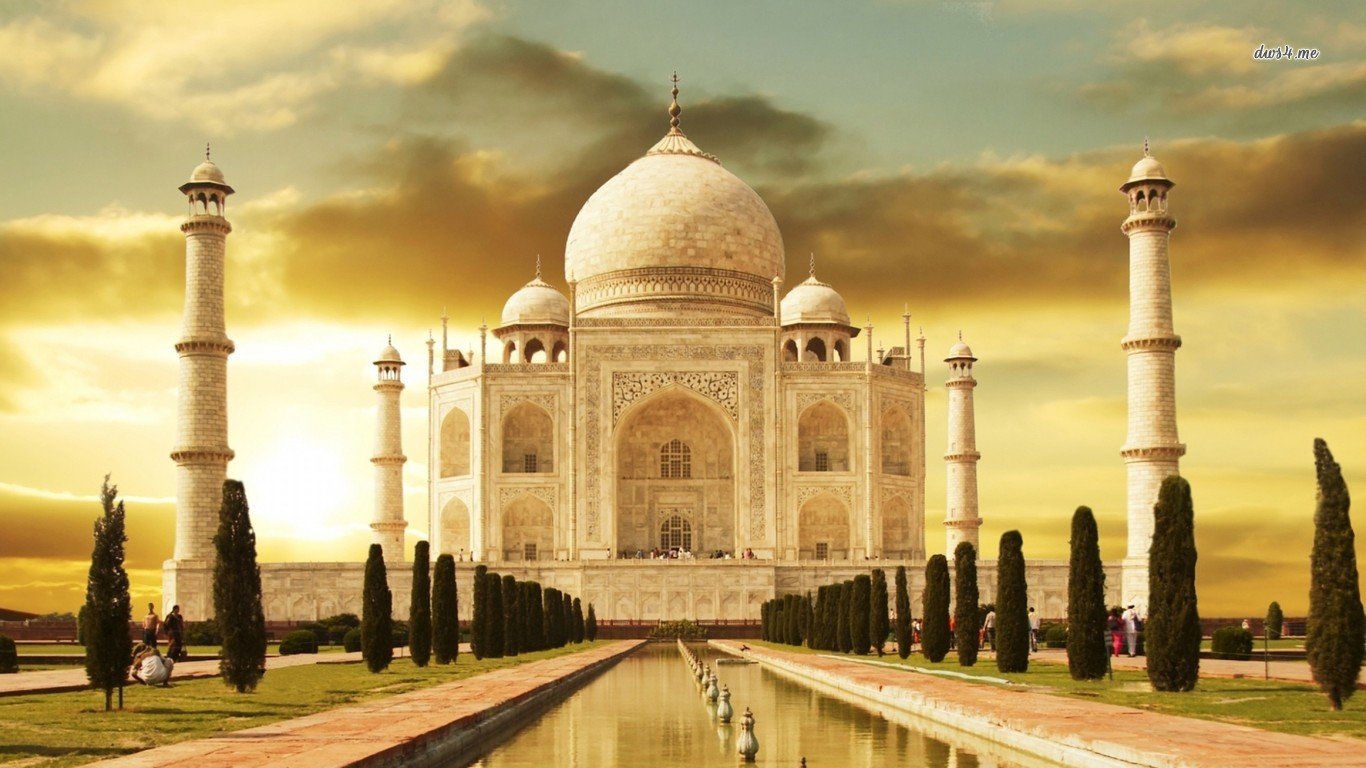 Best Taj Mahal wallpaper ID:486392 for High Resolution hd 1366x768 computer