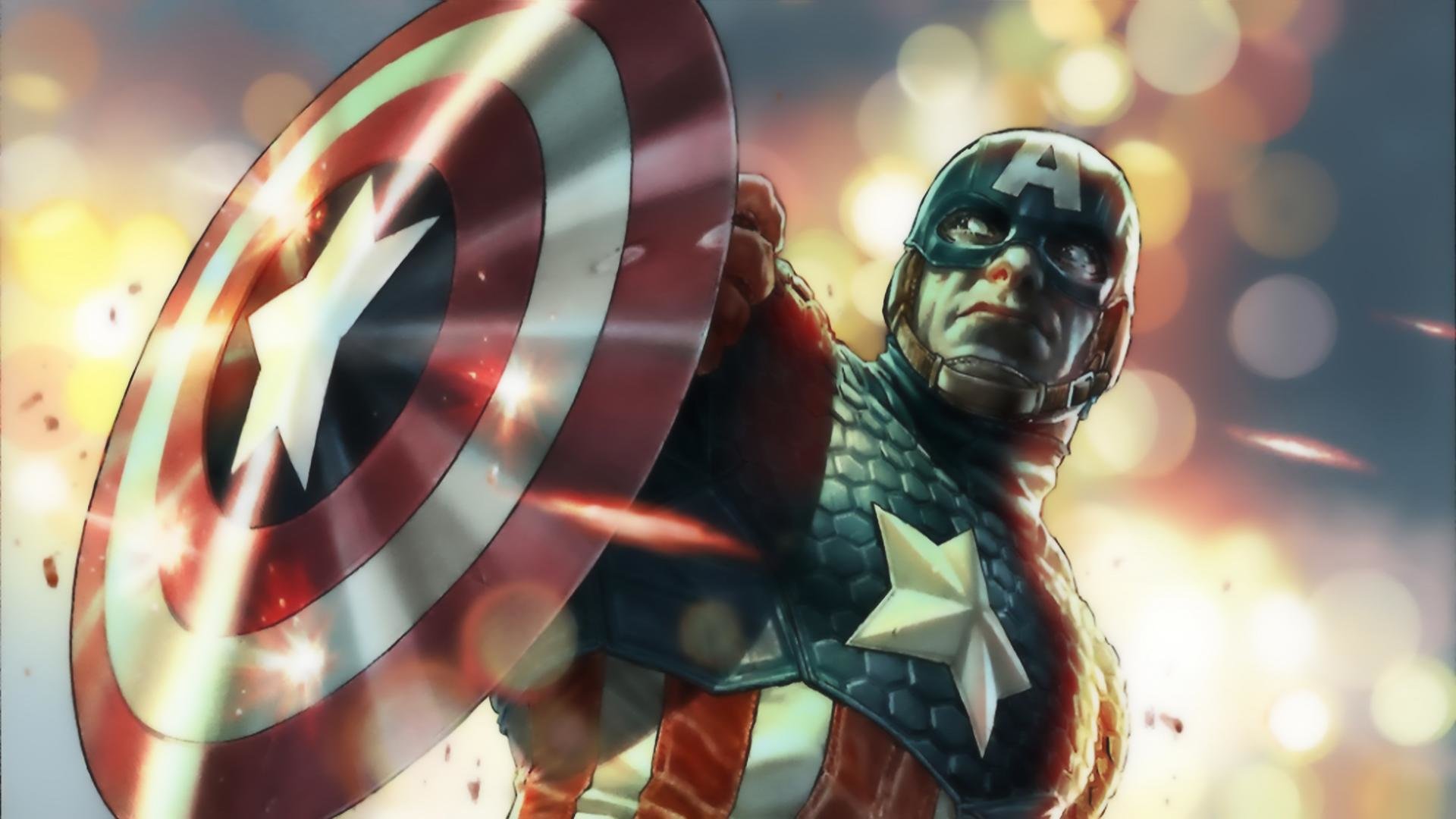 Download hd 1920x1080 Captain America (Marvel comics) desktop background ID:292785 for free