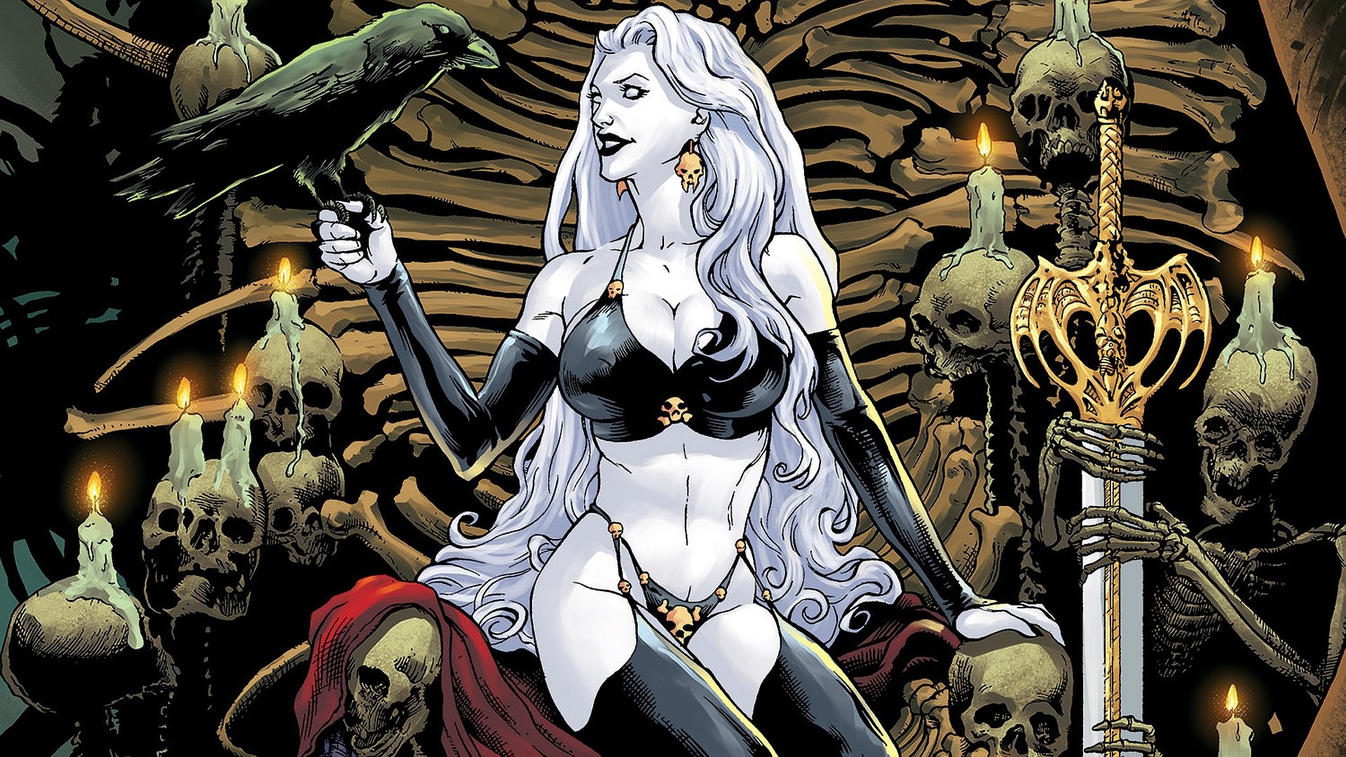 Download hd 1080p Lady Death desktop background ID:156144 for free