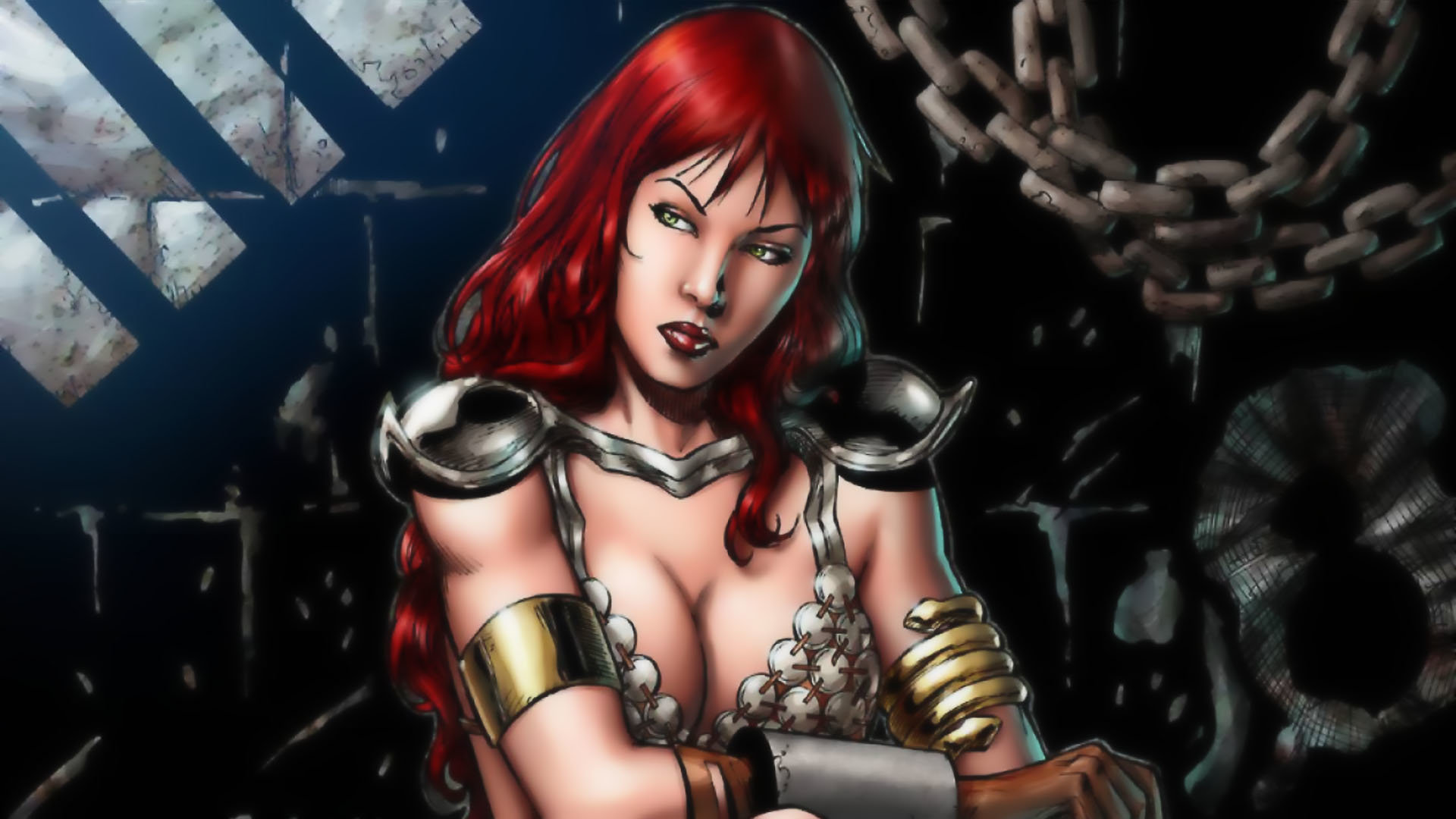 Best Red Sonja background ID:449799 for High Resolution full hd 1080p desktop
