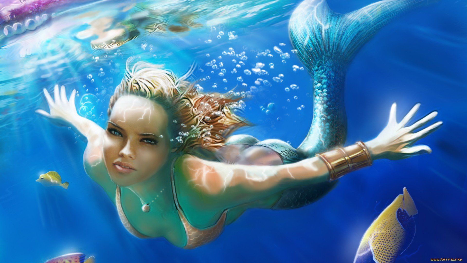Awesome Mermaid free background ID:329439 for 1080p desktop