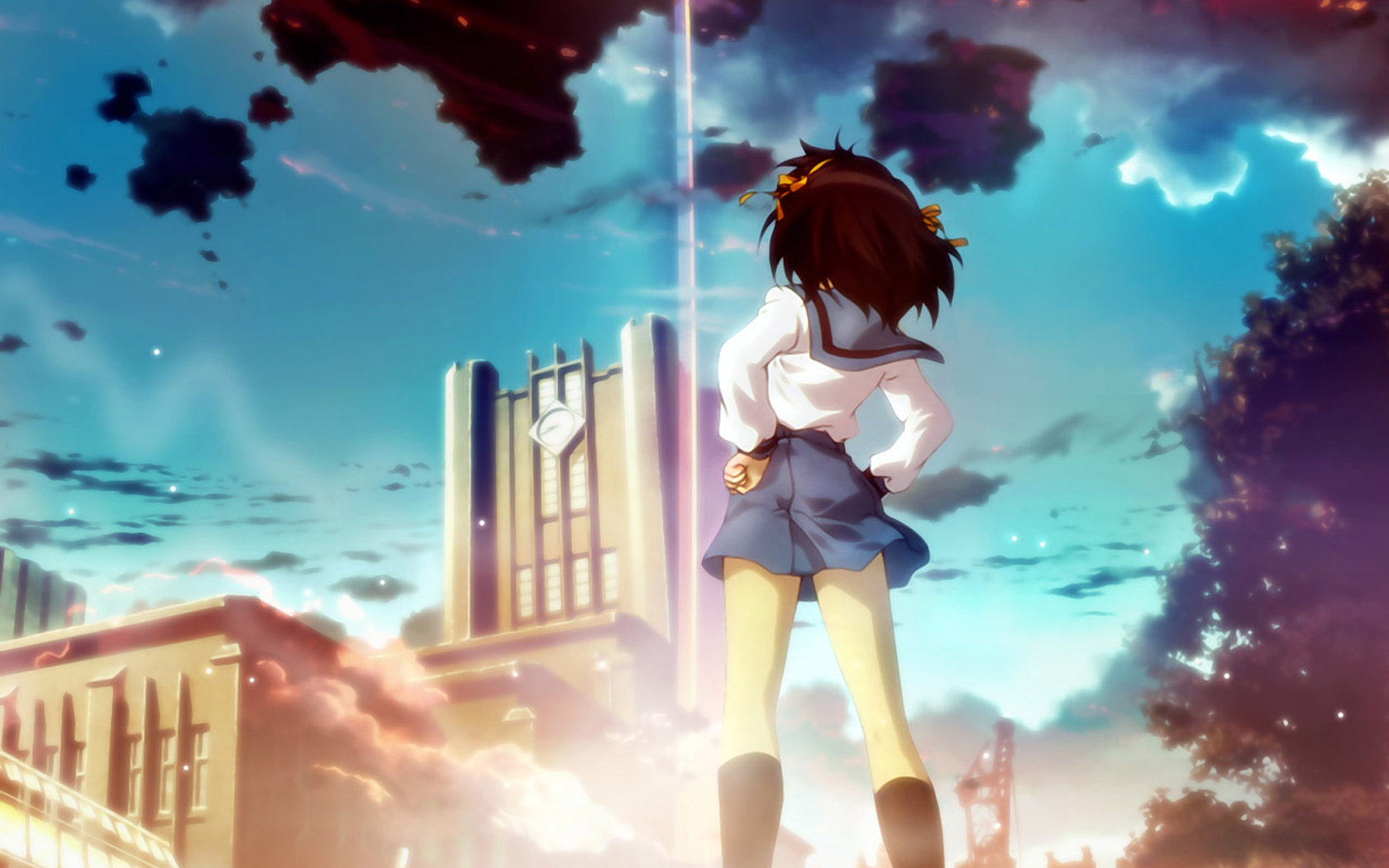 Free download The Melancholy Of Haruhi Suzumiya background ID:138809 hd 1680x1050 for computer