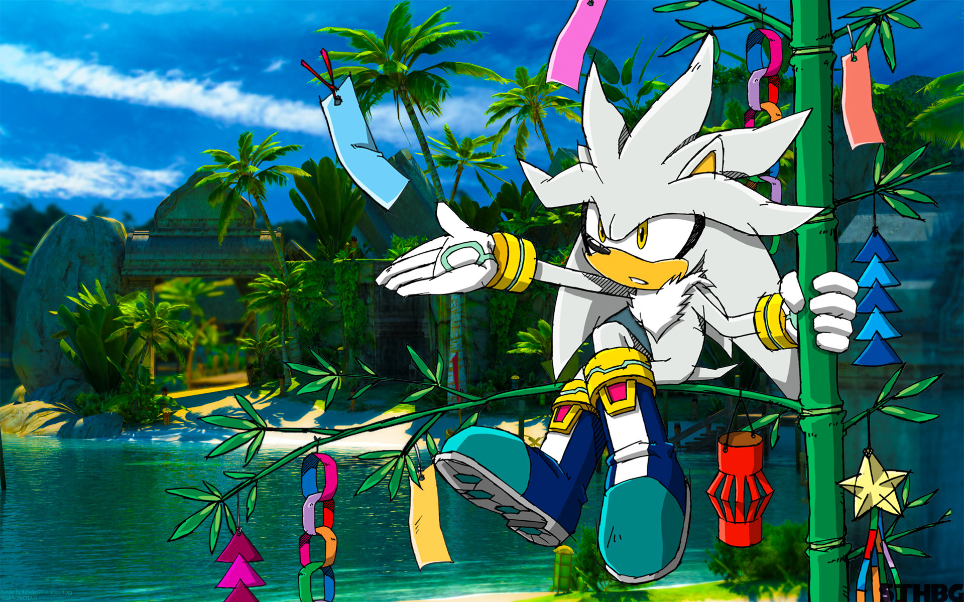 Free download Silver The Hedgehog wallpaper ID:52152 hd 1920x1200 for PC