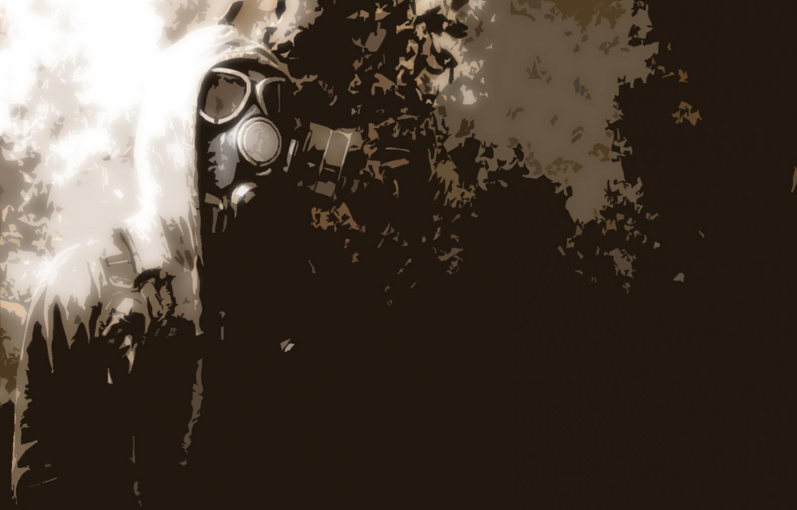 Free download Gas Mask background ID:161597 hd 1600x1024 for desktop