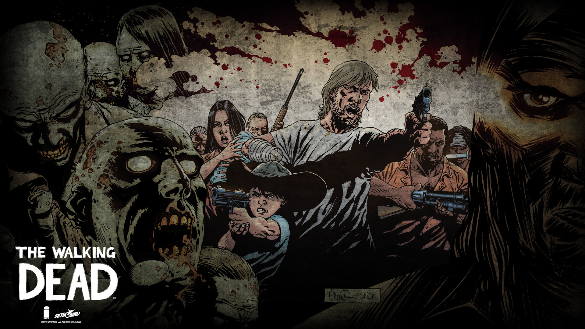 Awesome Walking Dead Comics free background ID:84283 for 1080p desktop