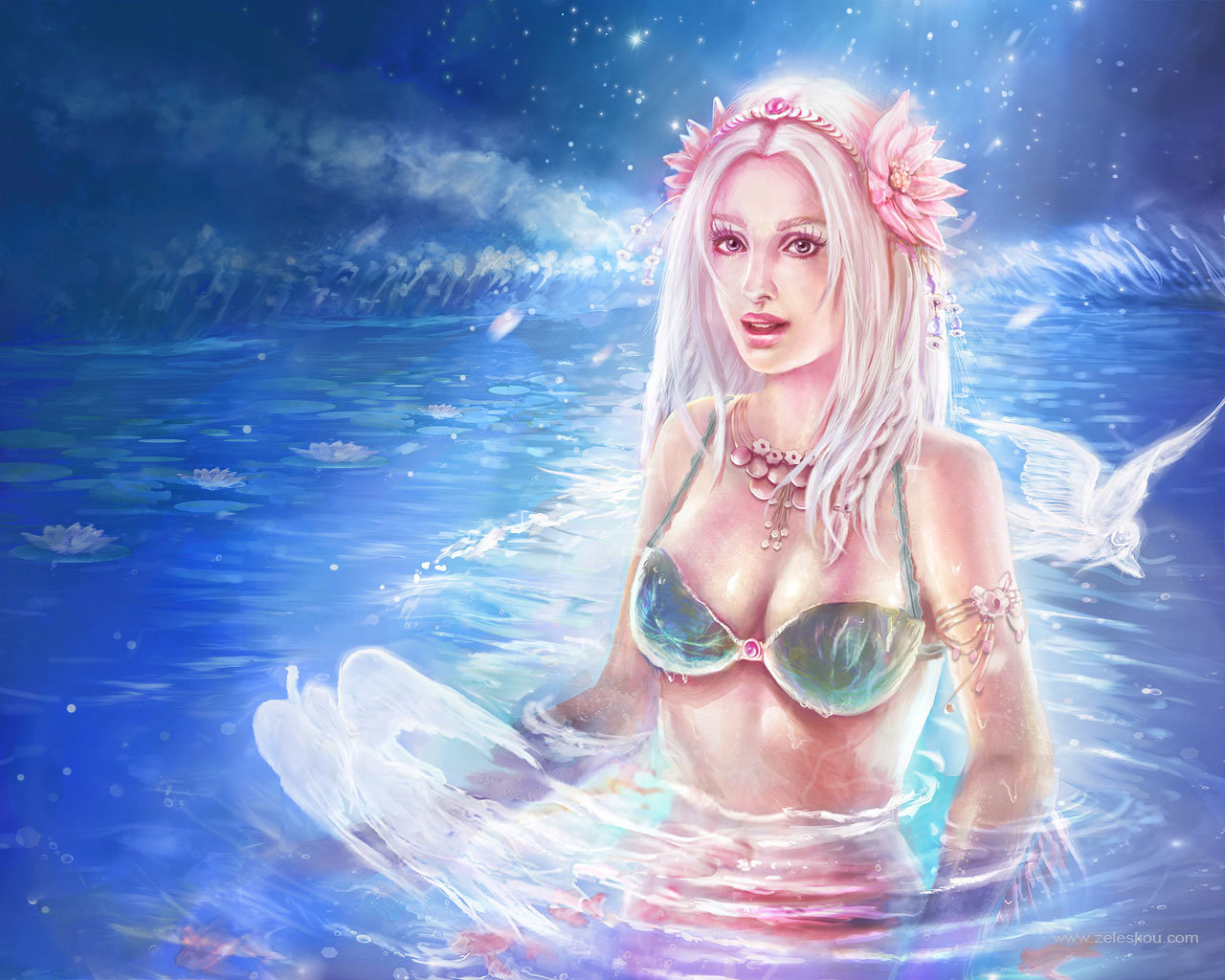 Free Mermaid high quality background ID:329423 for hd 1280x1024 computer