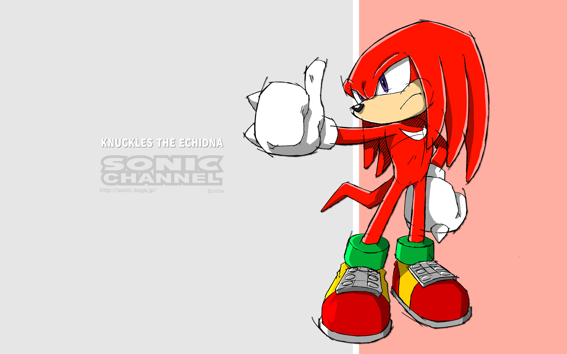 Download hd 1920x1200 Knuckles The Echidna PC background ID:52140 for free