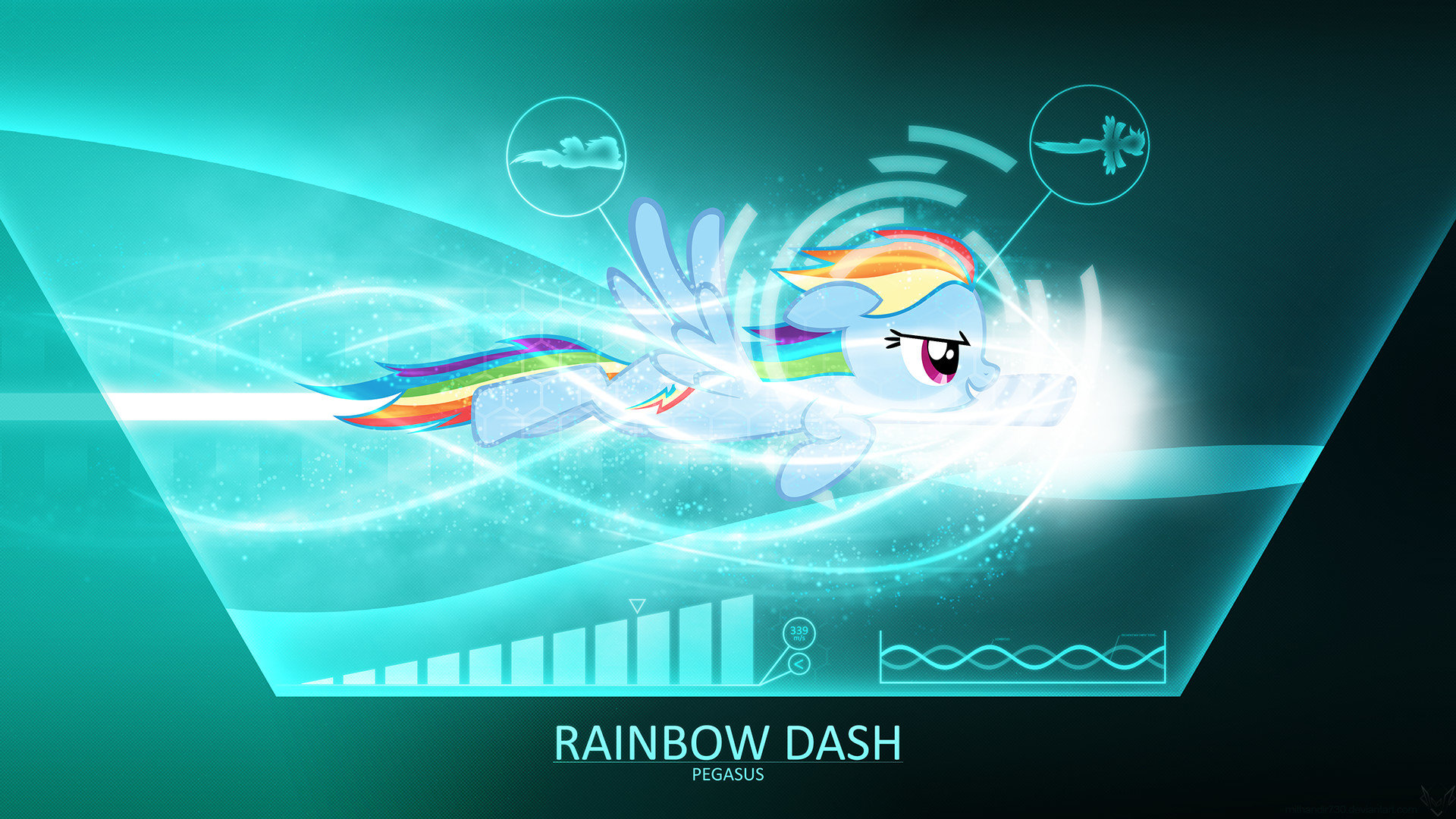 Awesome Rainbow Dash free wallpaper ID:154123 for full hd 1080p PC