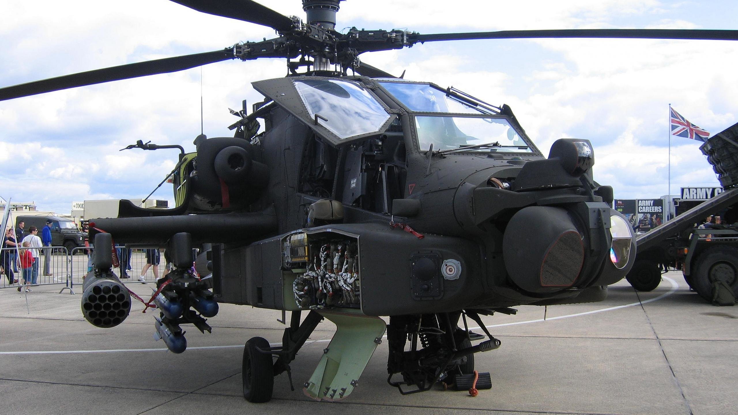 Download hd 2560x1440 Boeing Ah-64 Apache computer background ID:307928 for free
