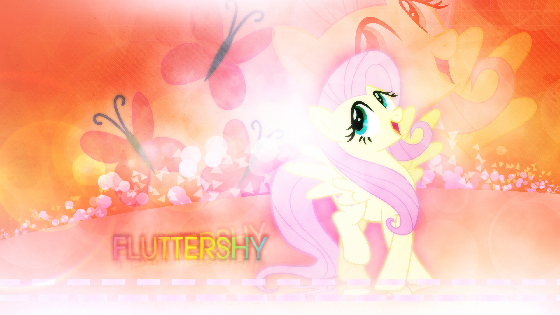 Download full hd 1920x1080 Fluttershy (mlp) computer wallpaper ID:154323 for free