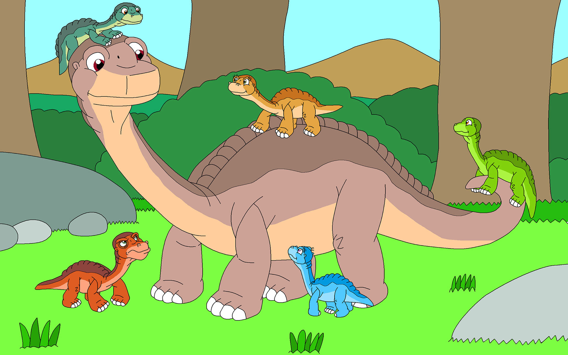 Awesome The Land Before Time free background ID:137030 for hd 1920x1200 desktop