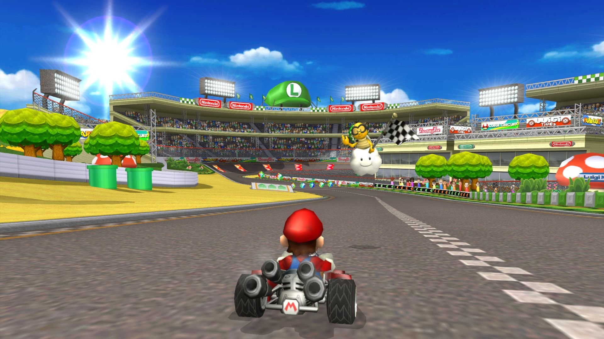 Download 1080p Mario Kart Wii desktop wallpaper ID:324477 for free