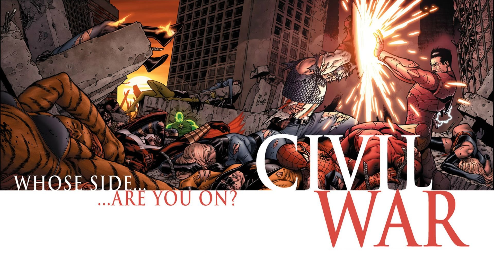 Best Marvel Civil War comics background ID:64439 for High Resolution 1080p desktop