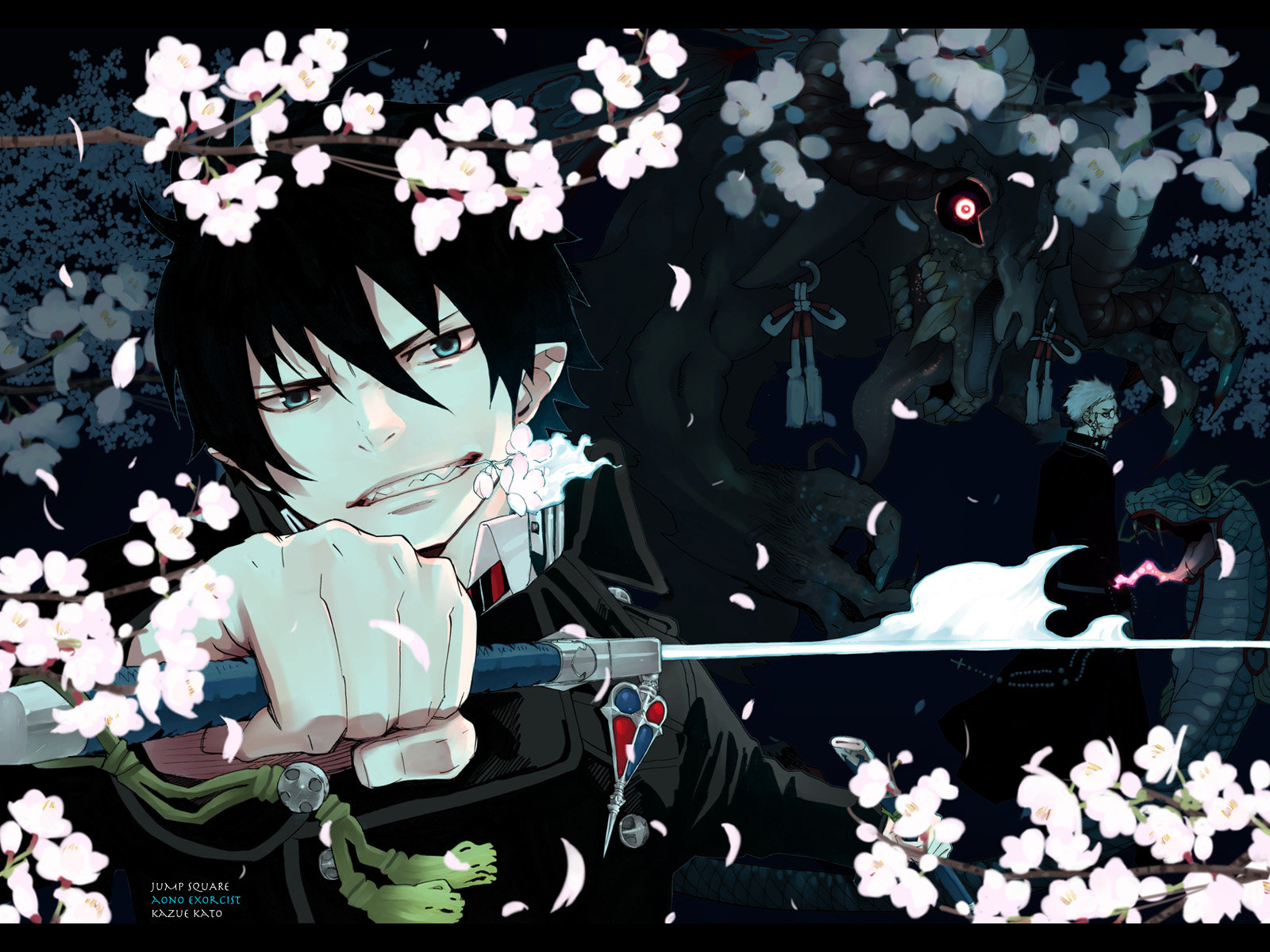 Free Blue Exorcist (Ao No) high quality background ID:242156 for hd 1600x1200 PC