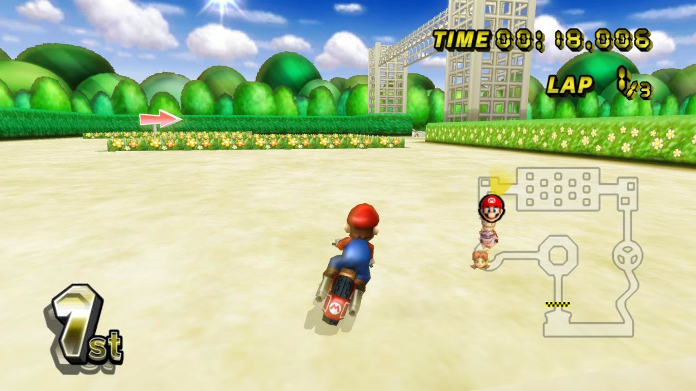Download hd 1366x768 Mario Kart Wii desktop background ID:324450 for free