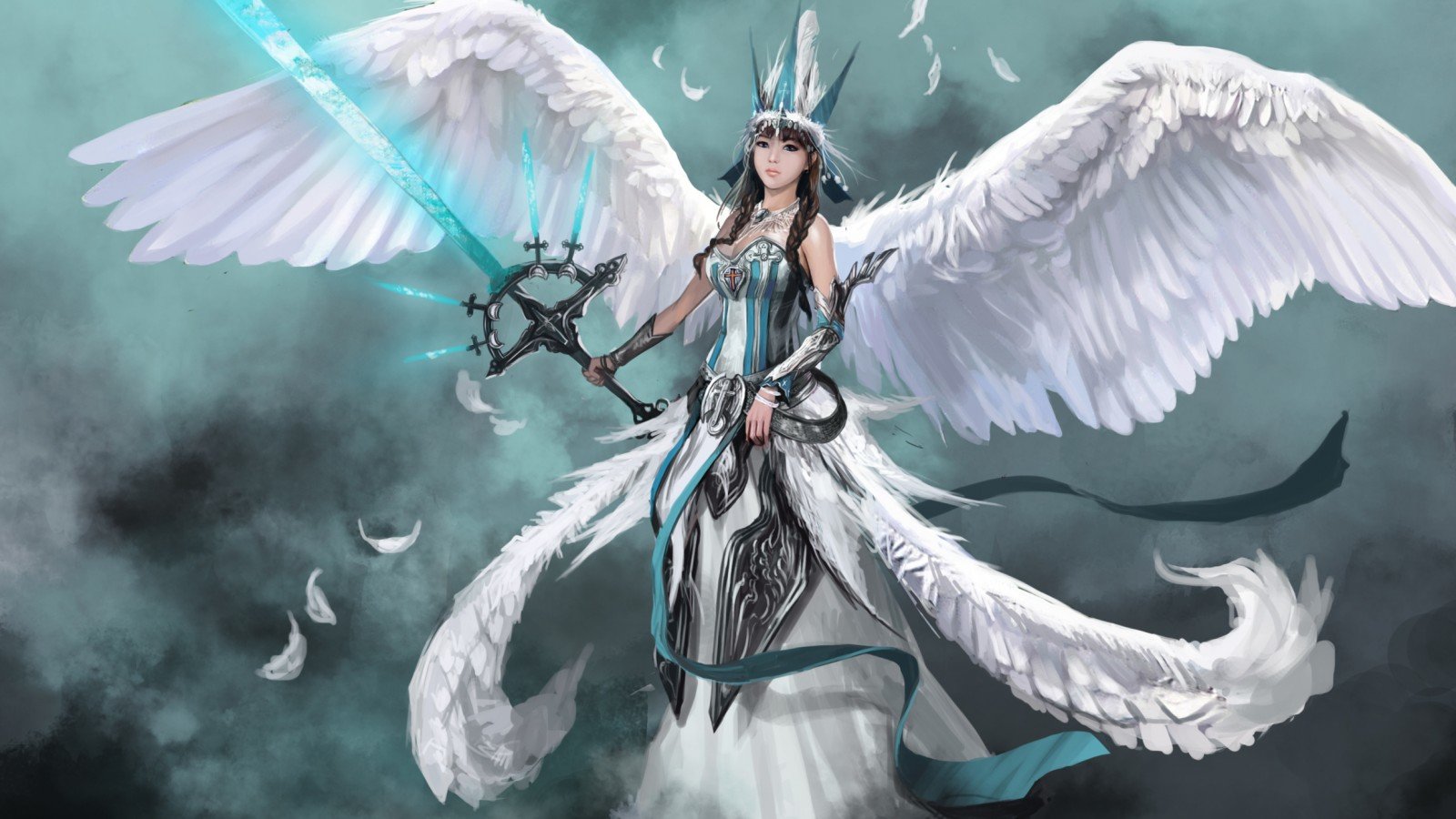 Free download Angel Warrior background ID:352242 hd 1600x900 for PC