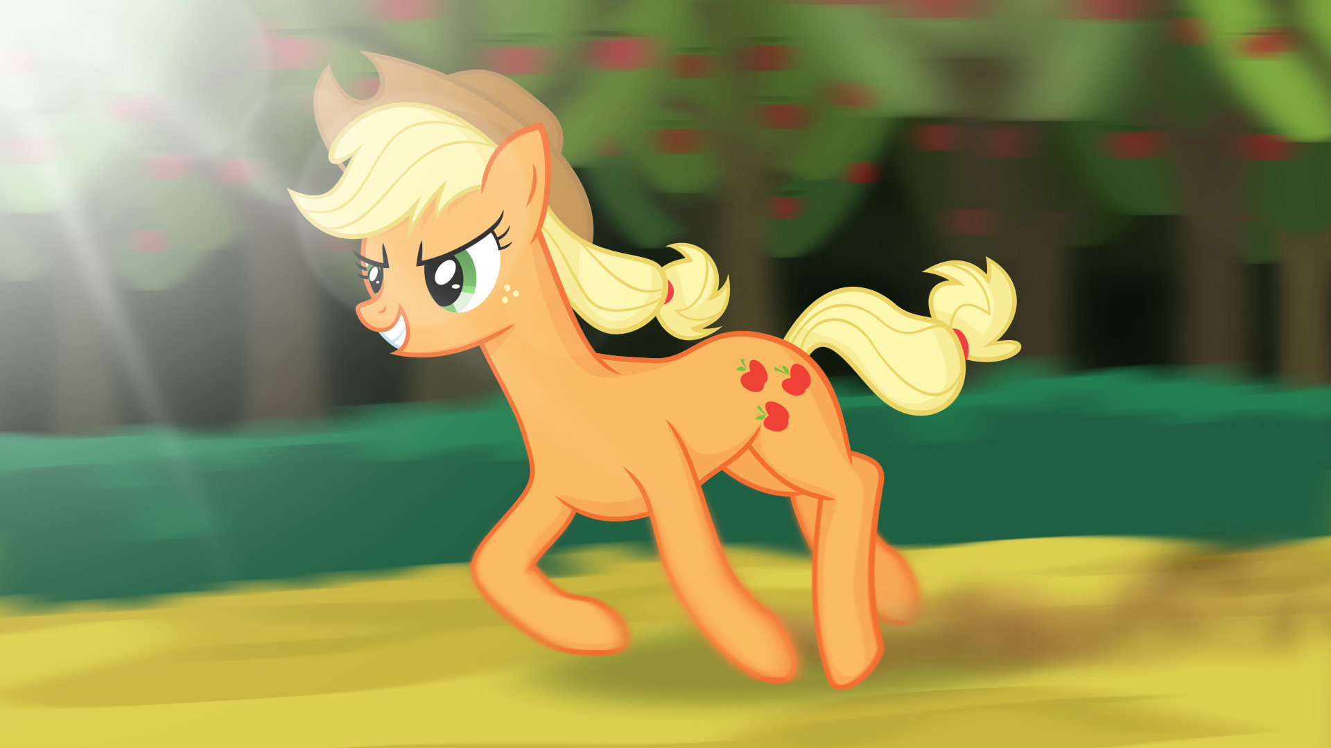 High resolution Applejack (My Little Pony) full hd 1920x1080 background ID:154635 for PC