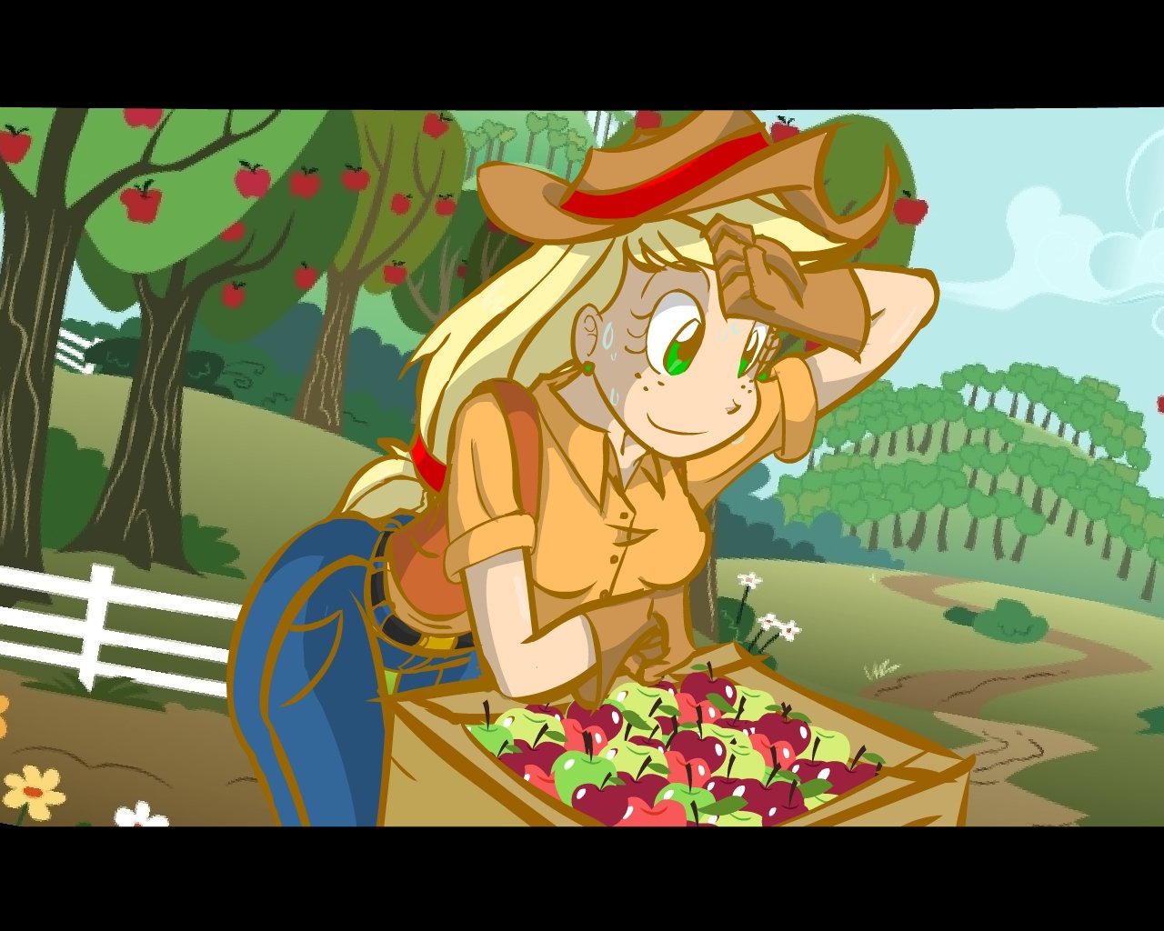 Best Applejack (My Little Pony) background ID:154669 for High Resolution hd 1280x1024 PC