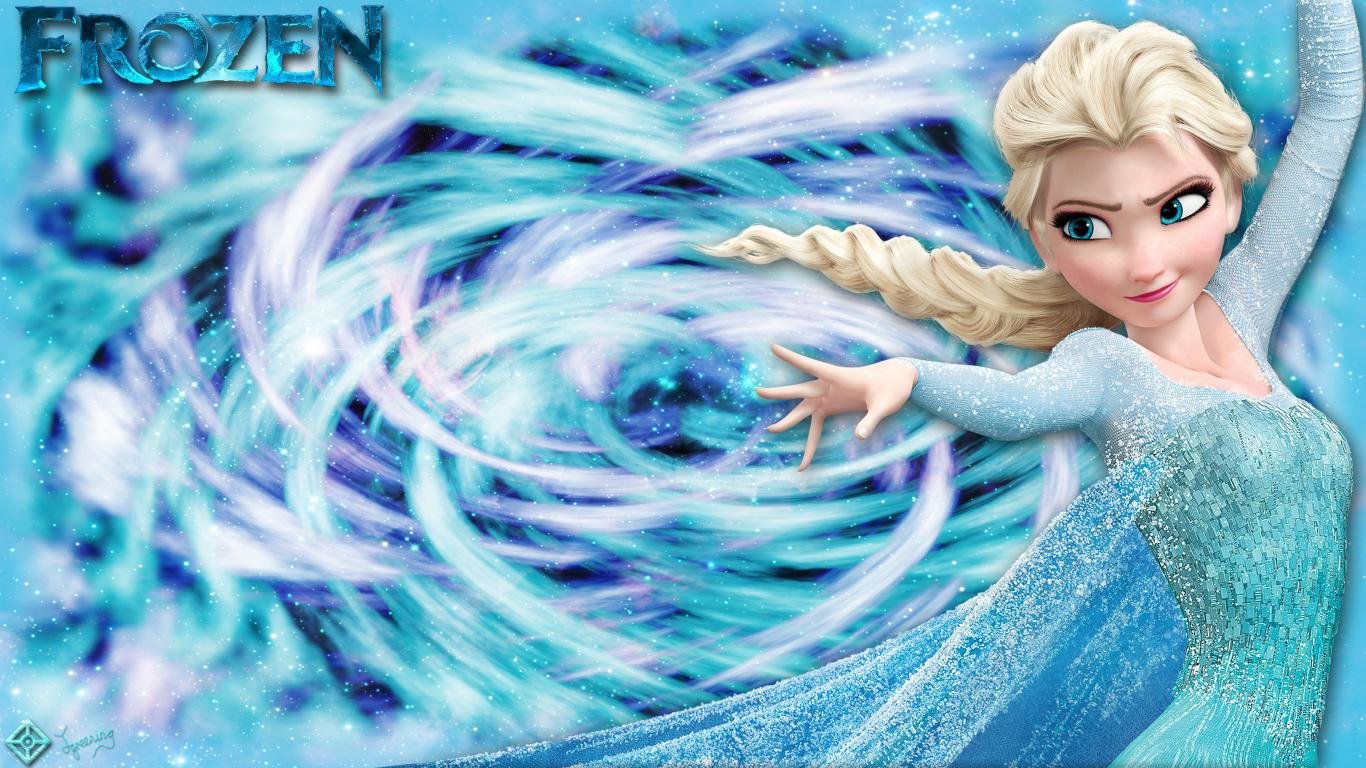 Download 1366x768 laptop Elsa (Frozen) PC background ID:380111 for free