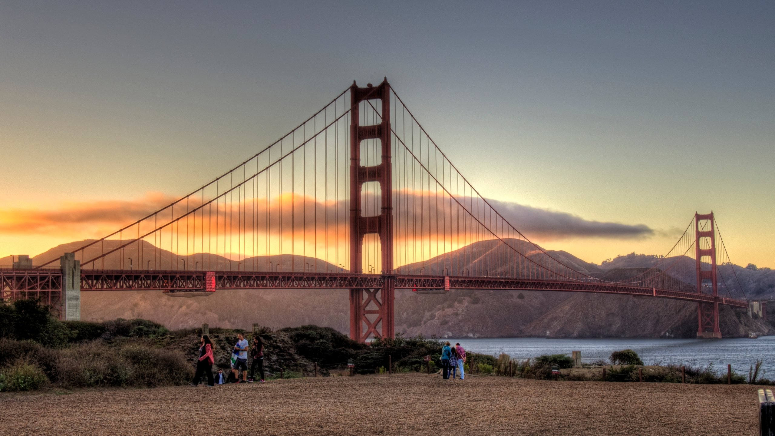 Best Golden Gate background ID:494630 for High Resolution hd 2560x1440 PC