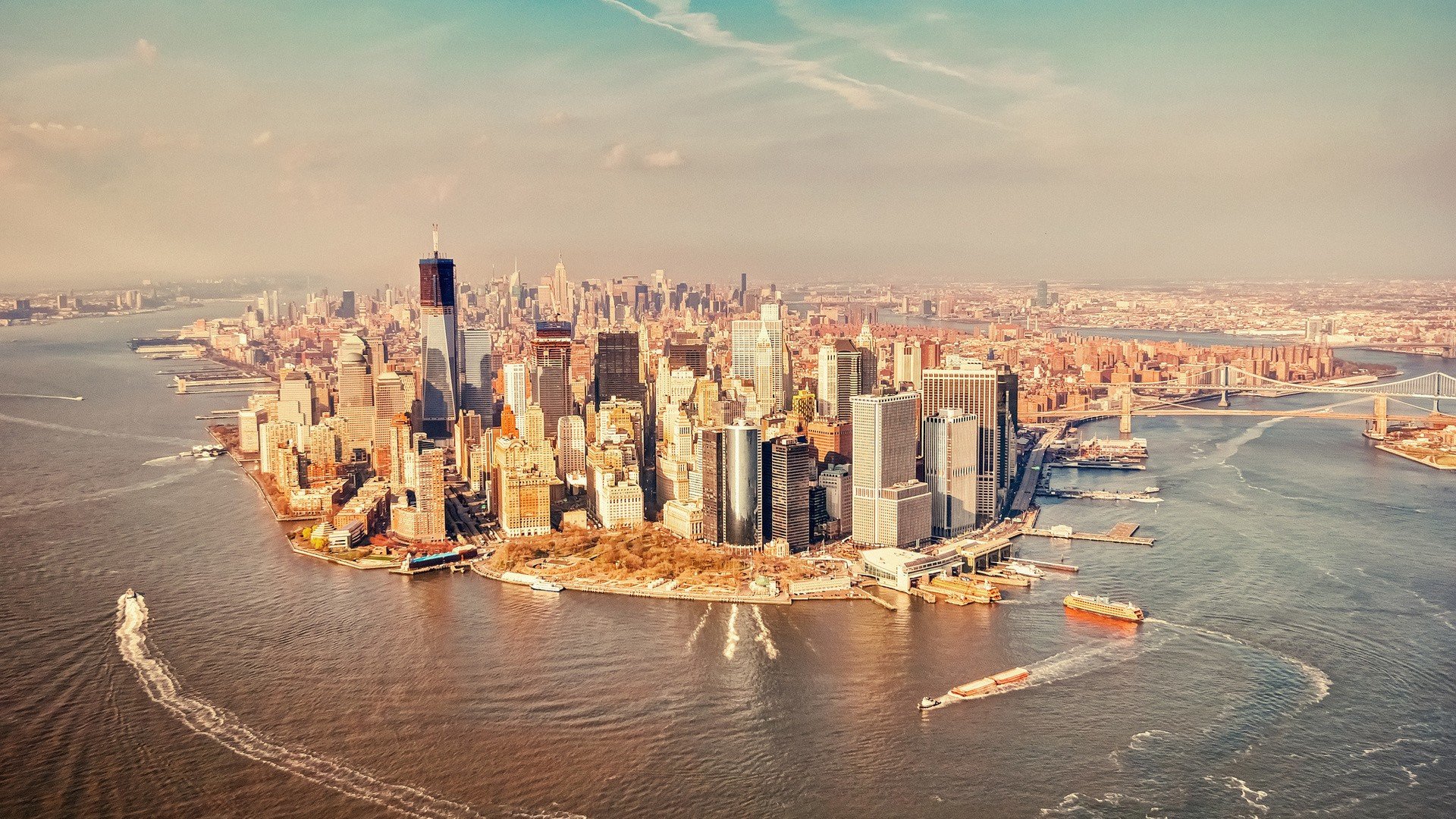 Free download New York wallpaper ID:486173 full hd 1920x1080 for PC