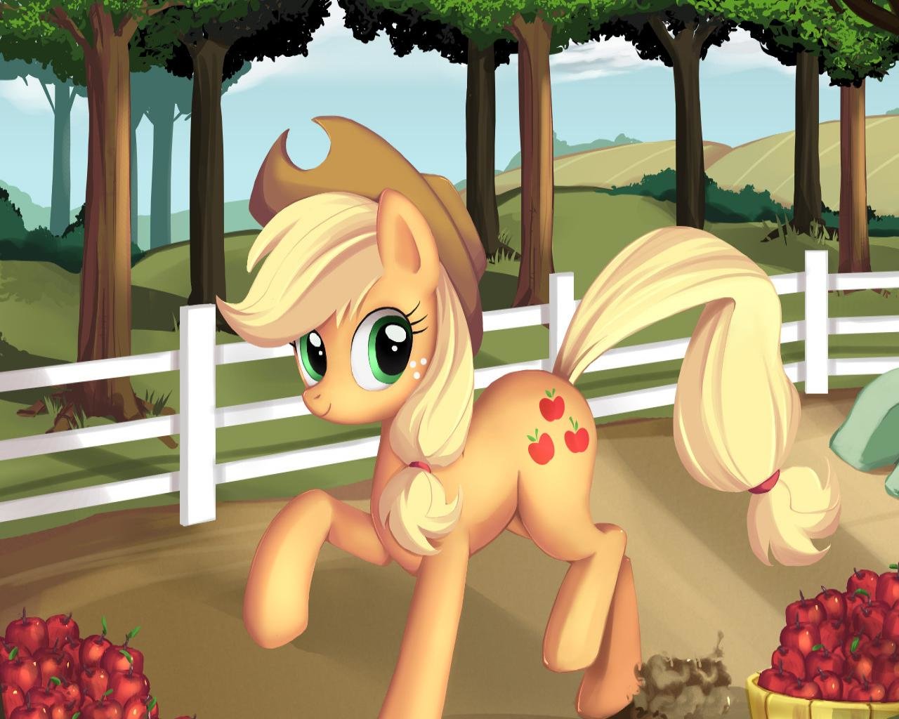 Free download Applejack (My Little Pony) wallpaper ID:154409 hd 1280x1024 for PC