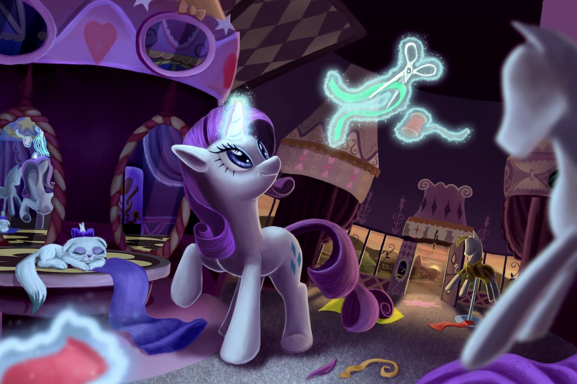 Download hd 1920x1280 Rarity (My Little Pony) computer background ID:154132 for free