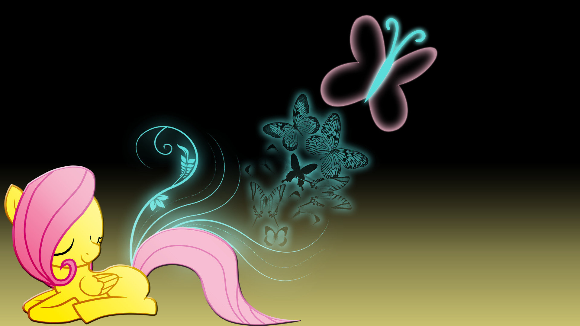 Awesome Fluttershy (mlp) free background ID:154569 for 1080p PC