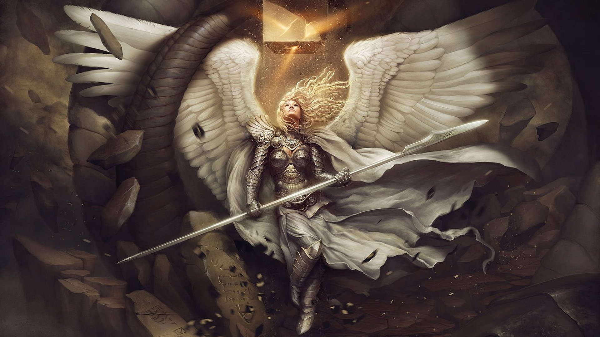 Awesome Angel Warrior free wallpaper ID:352348 for hd 1080p computer