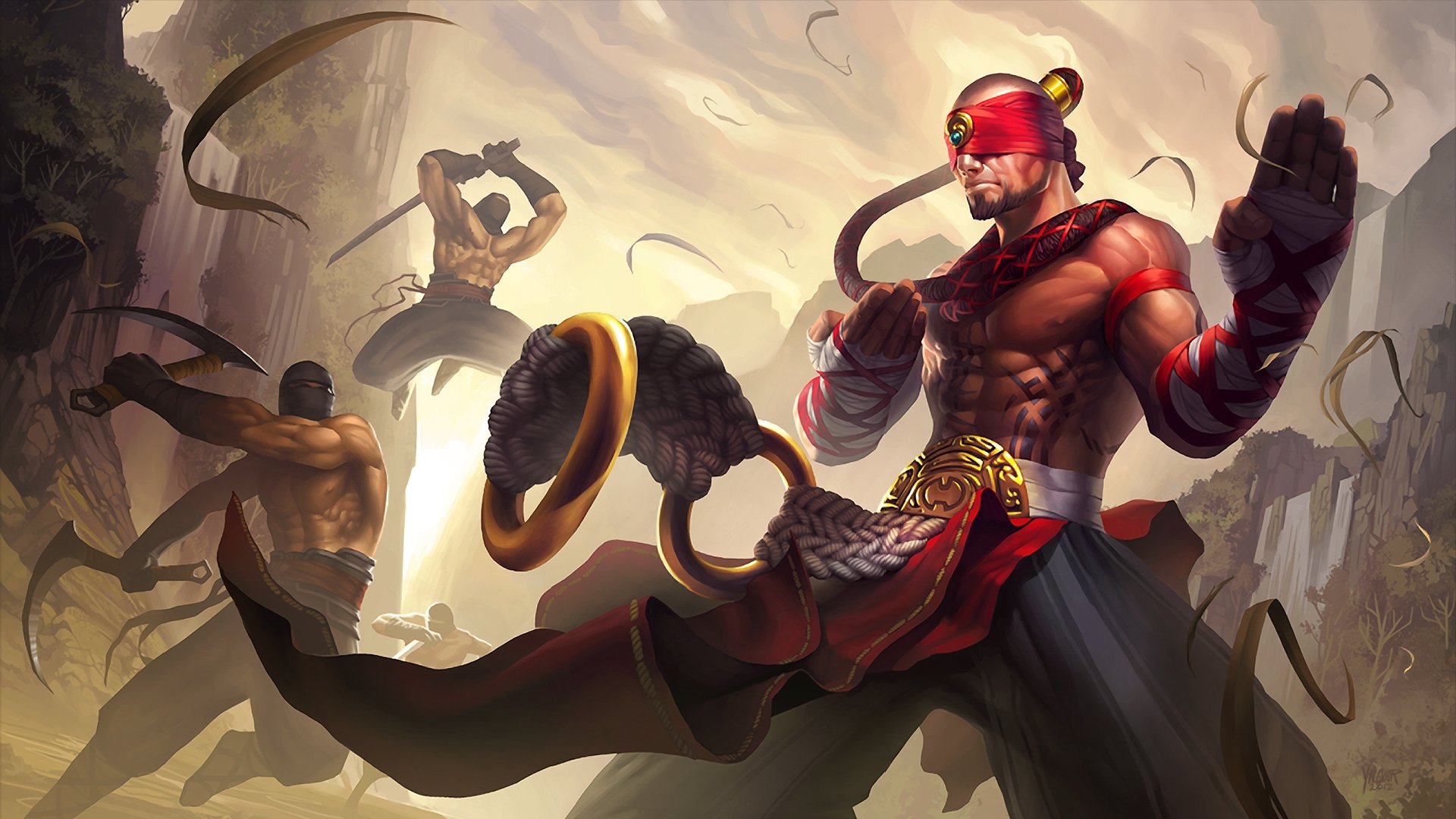 Free Lee Sin (League Of Legends) high quality background ID:171311 for 1080p desktop