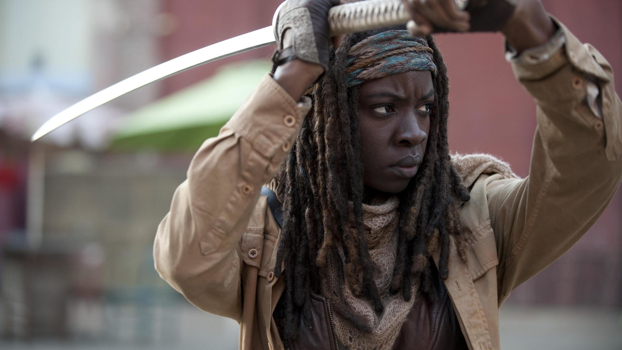 Awesome Michonne (The Walking Dead) free wallpaper ID:190376 for hd 2560x1440 computer