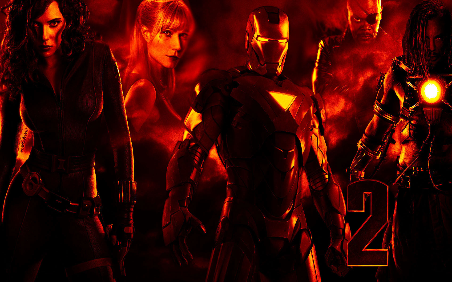 High resolution Iron Man 2 hd 1920x1200 background ID:232632 for PC
