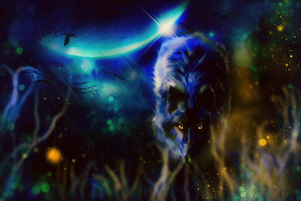 Free Wolf Fantasy high quality wallpaper ID:346546 for hd 1280x854 PC