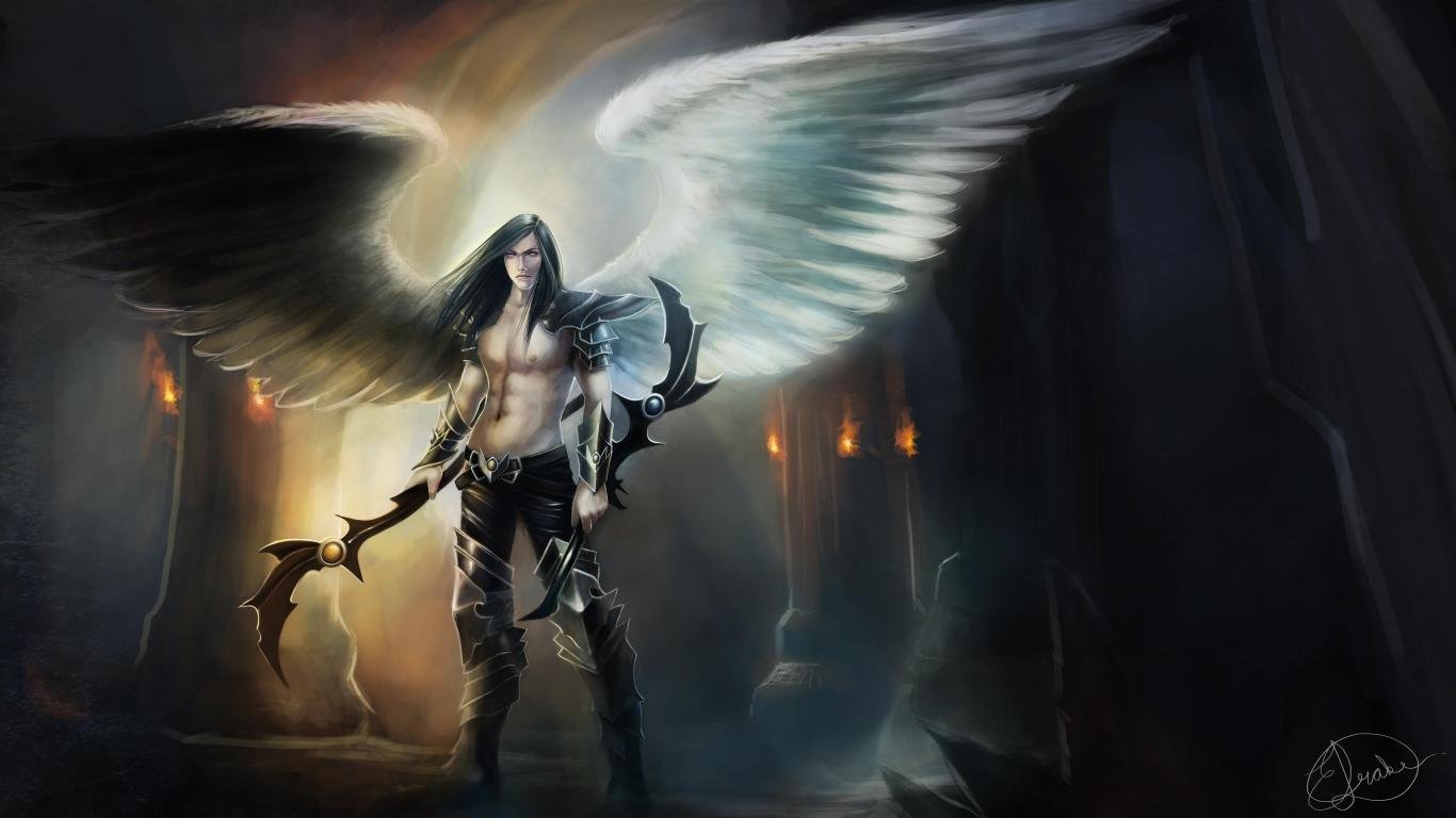Free Angel Warrior high quality wallpaper ID:352332 for hd 1366x768 PC
