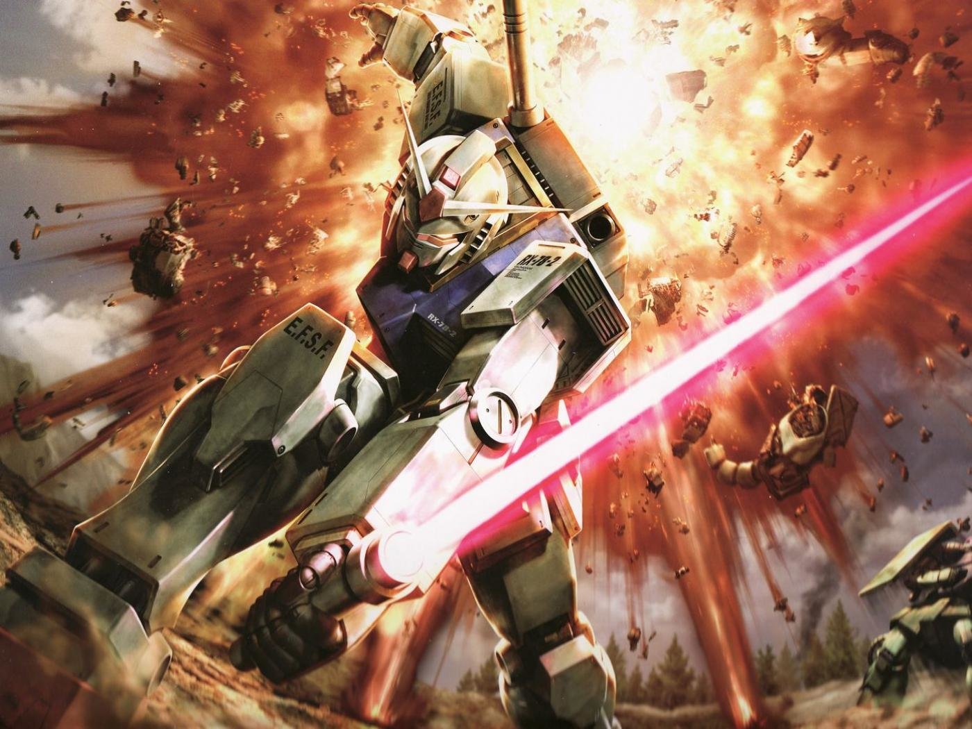 Download hd 1400x1050 Gundam desktop background ID:115079 for free
