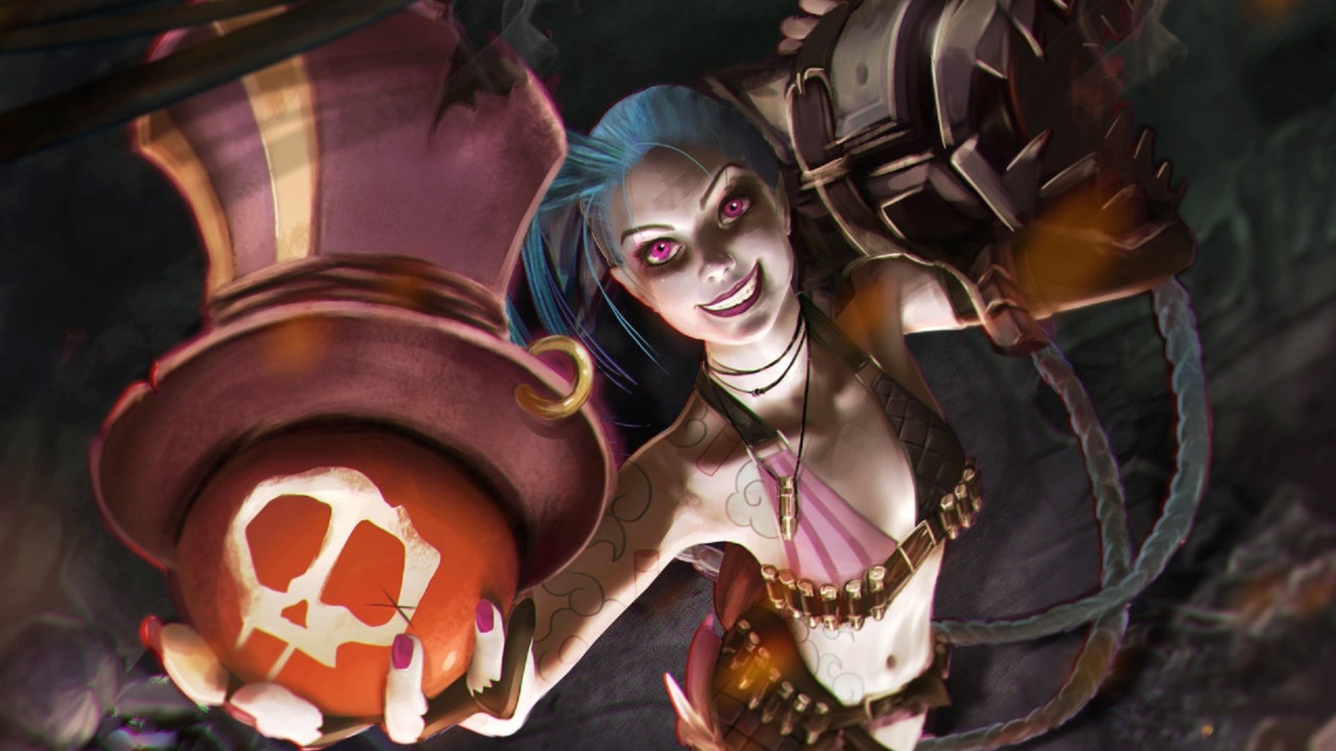 Download hd 1920x1080 Jinx (League Of Legends) computer background ID:171153 for free