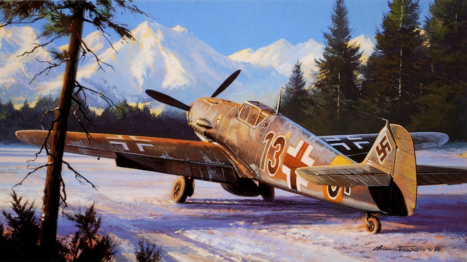 Awesome Messerschmitt Bf 109 free background ID:157064 for hd 1600x900 computer